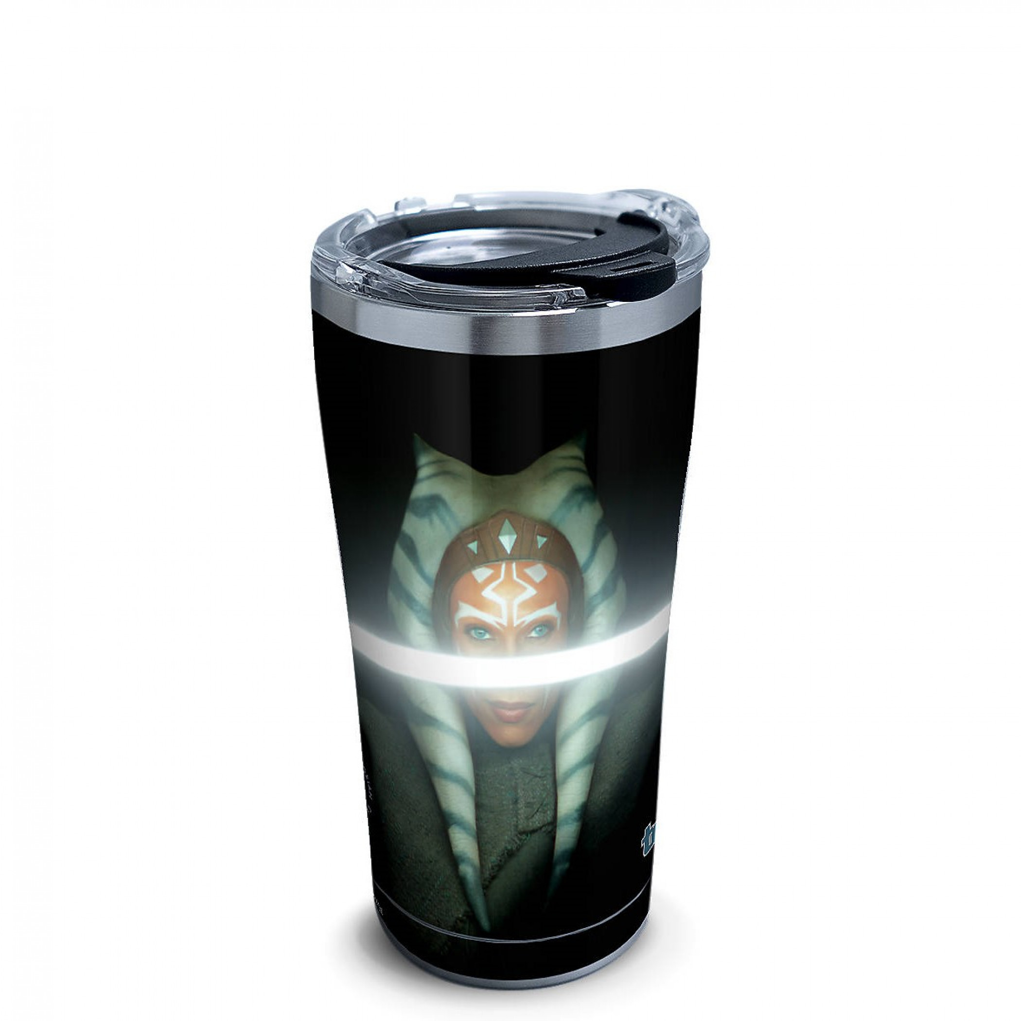 Star Wars The Mandalorian Ahsoka Tano 20oz Stainless Steel Travel Mug, Black