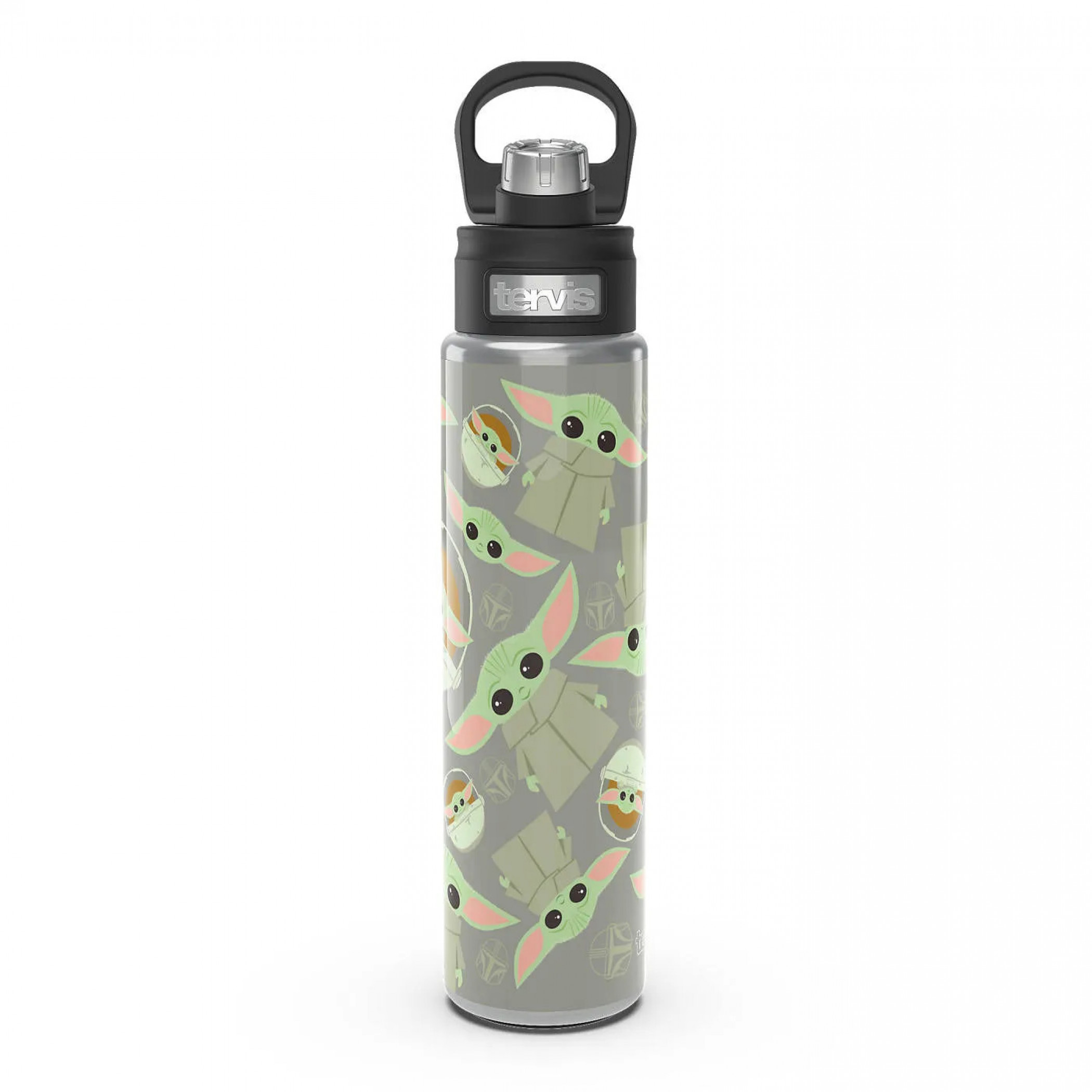 Star Wars The Mandalorian Grogu Pattern 24 oz Tervis® Water Bottle, Green