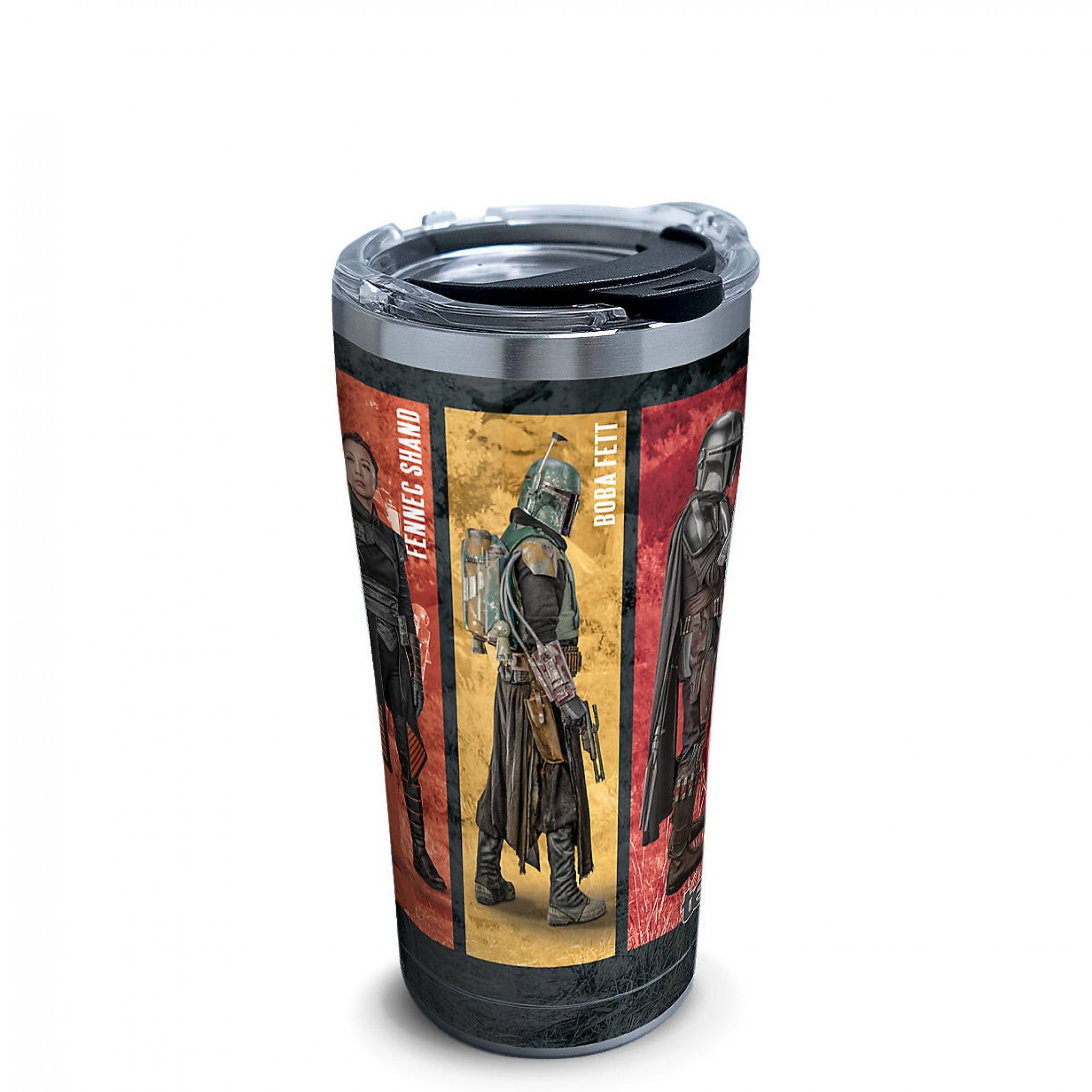 Star Wars The Mandalorian Chapter 14 Stainless Steel 20oz Travel Mug, Black