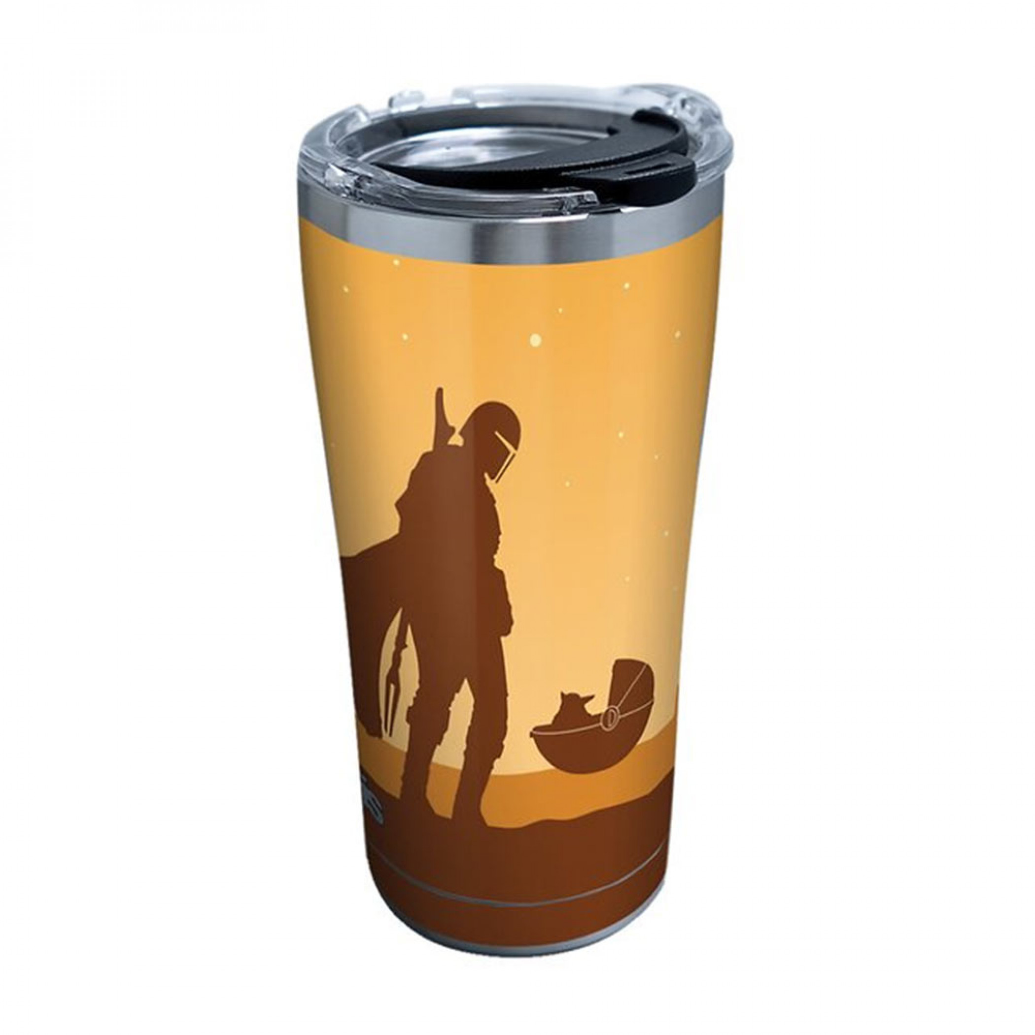 The Mandalorian Desert 'The Child' Tervis® 20 Ounce Tumbler Travel Mug, Orange