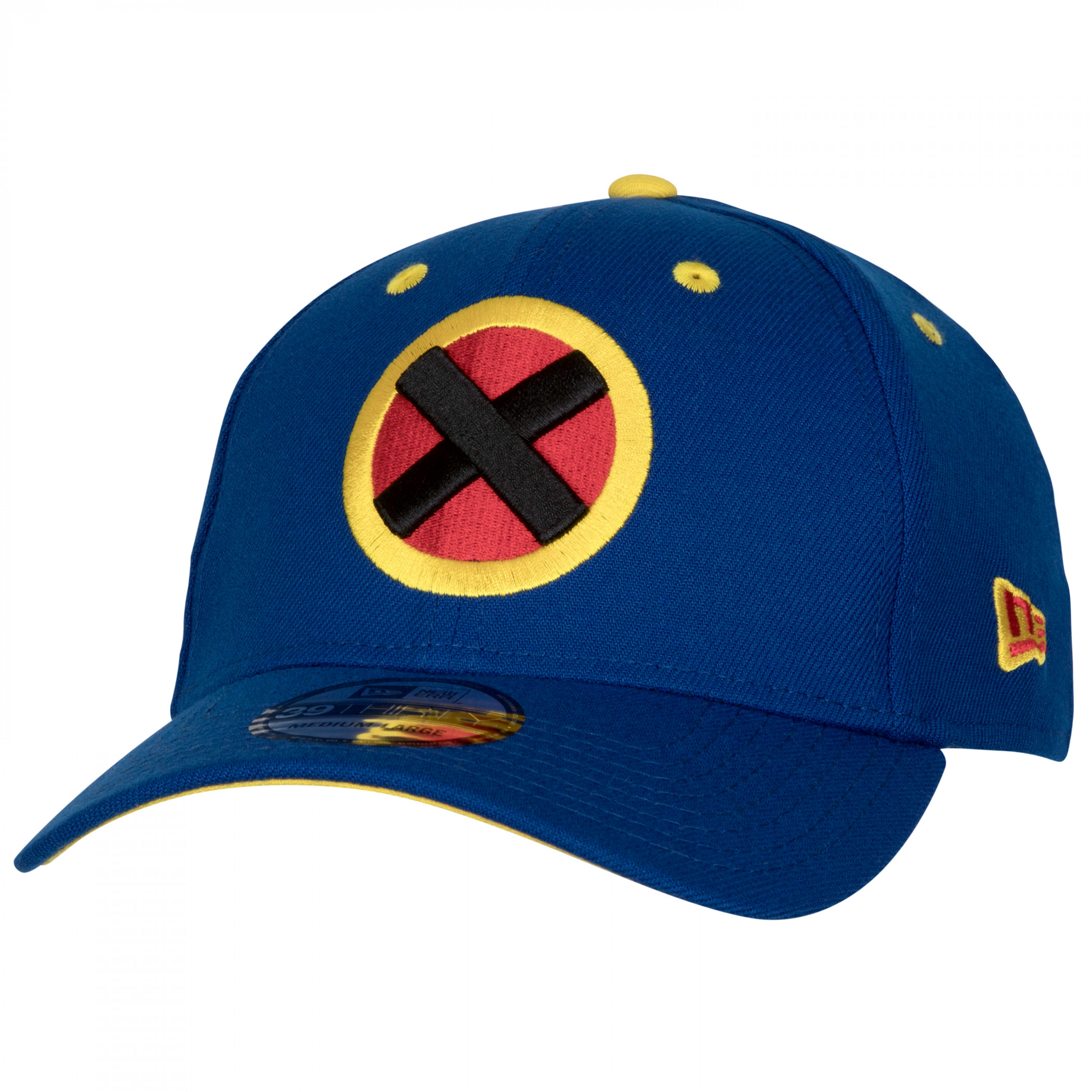 X-Men Logo Cyclops Colorway New Era 39Thirty Fitted Hat, Blue