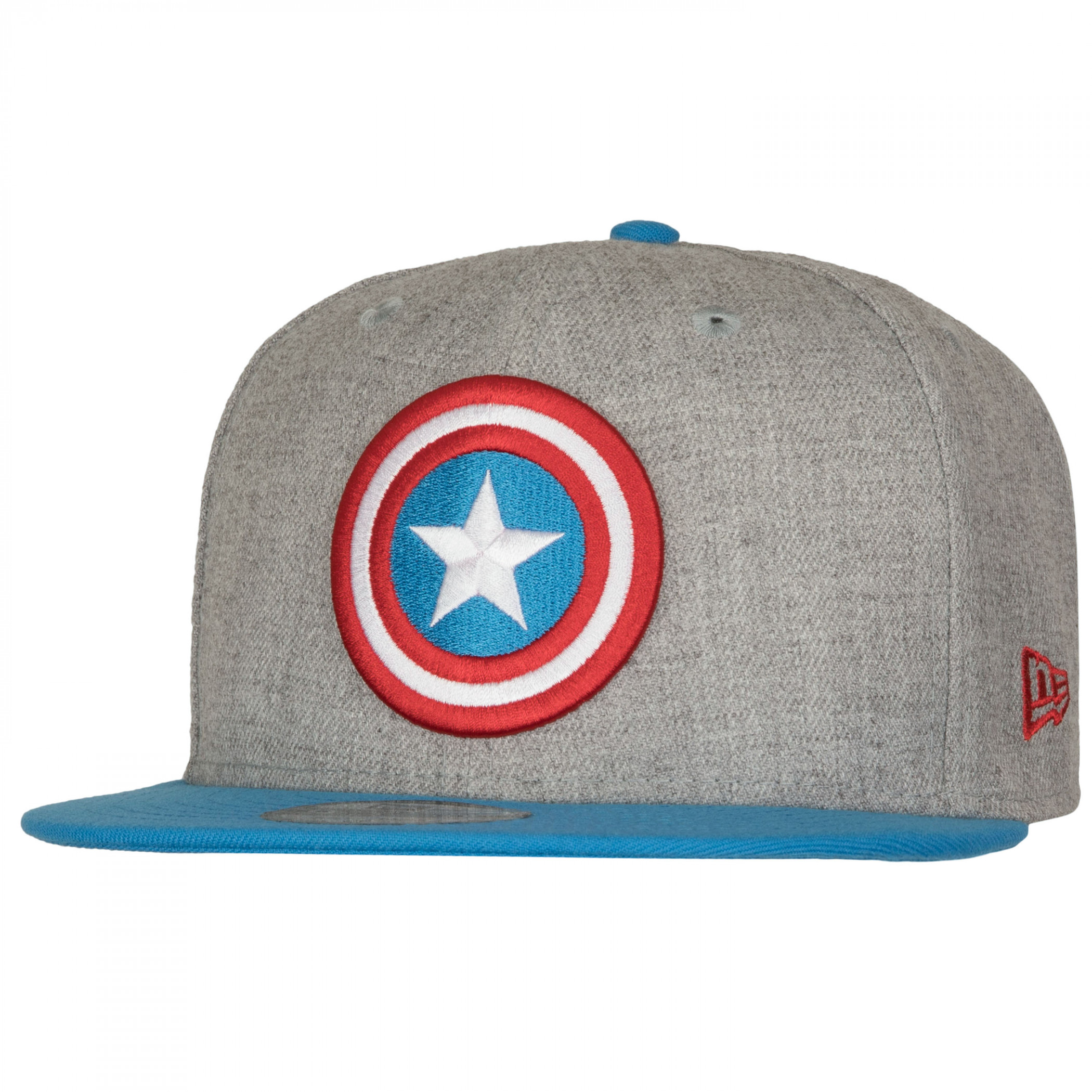 Captain America Shield Logo New Era 9Fifty Adjustable Hat, Multi-Color
