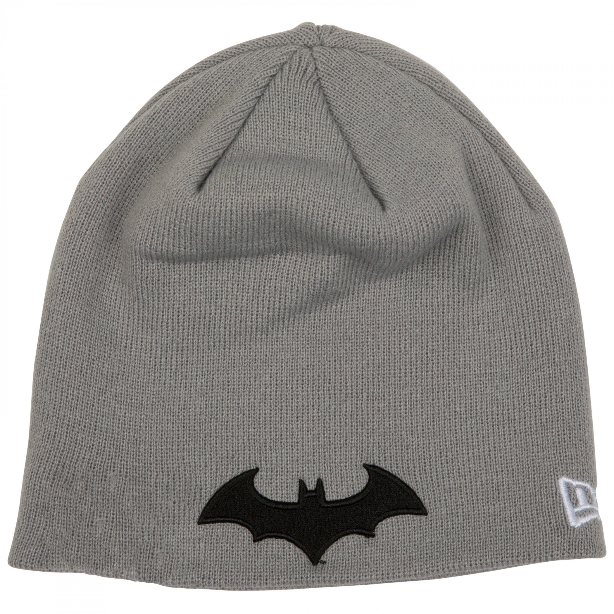 Batman Hush Logo New Era Knit Beanie, Grey