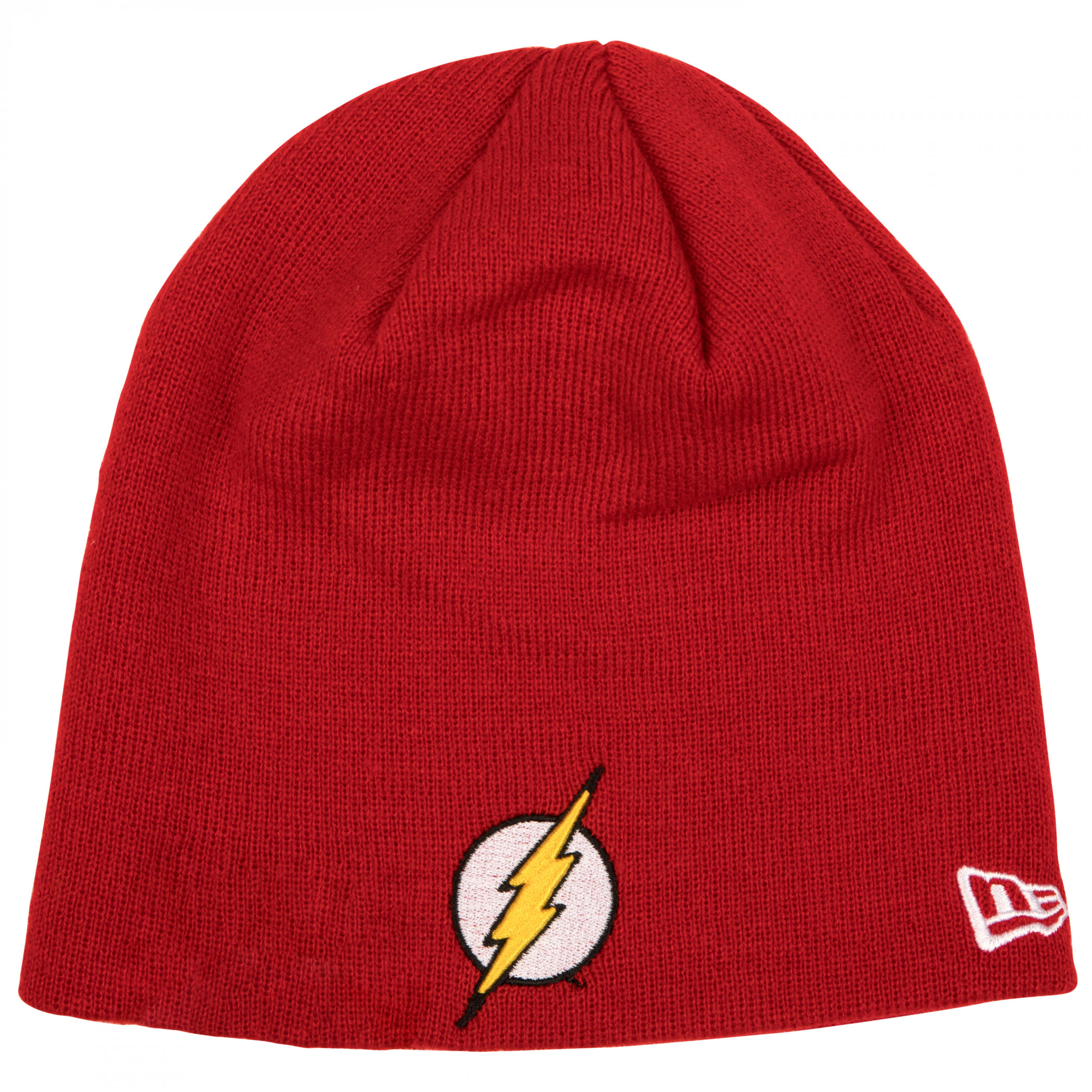Flash Classic Logo New Era Knit Beanie, Red