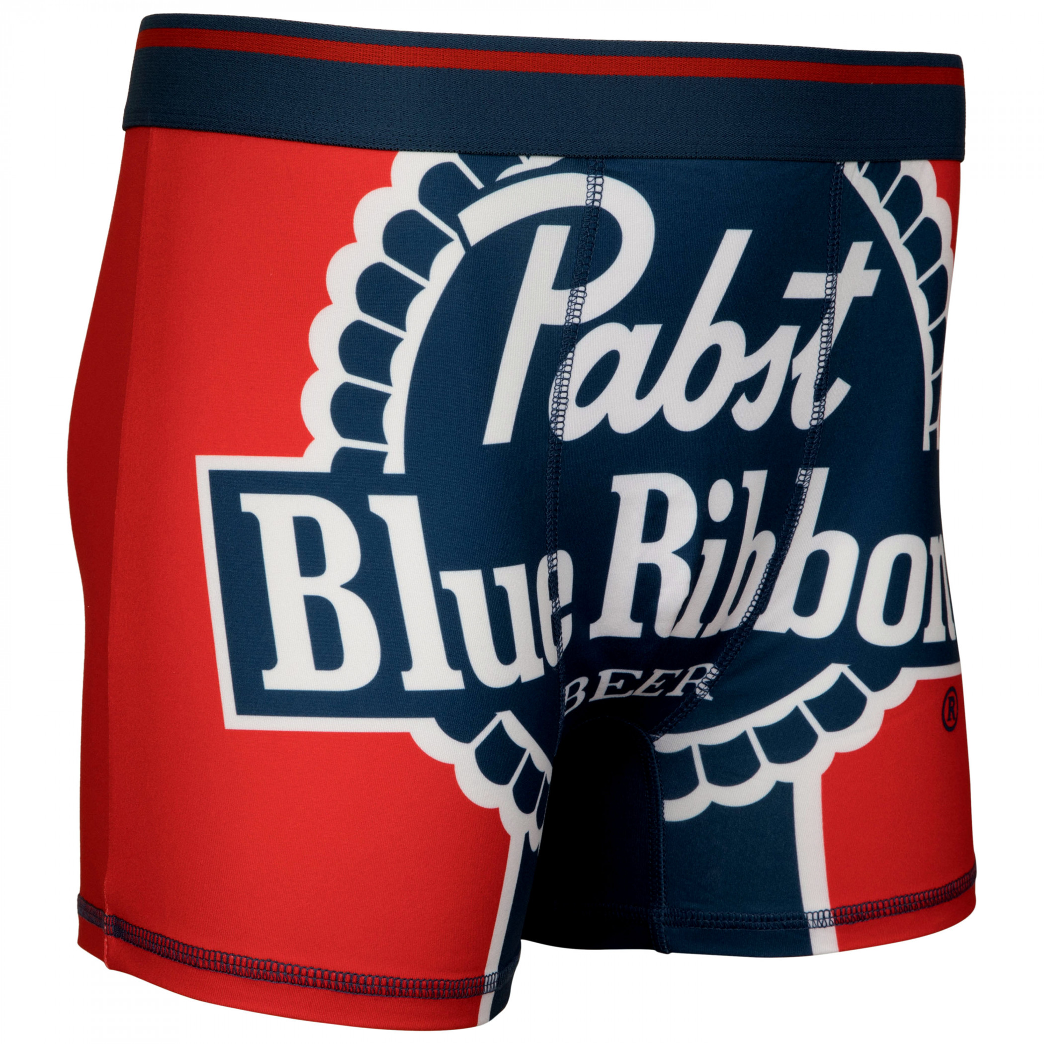 Pabst Blue Ribbon Oversized Logo Boxer Briefs | Brew-Shirts.com