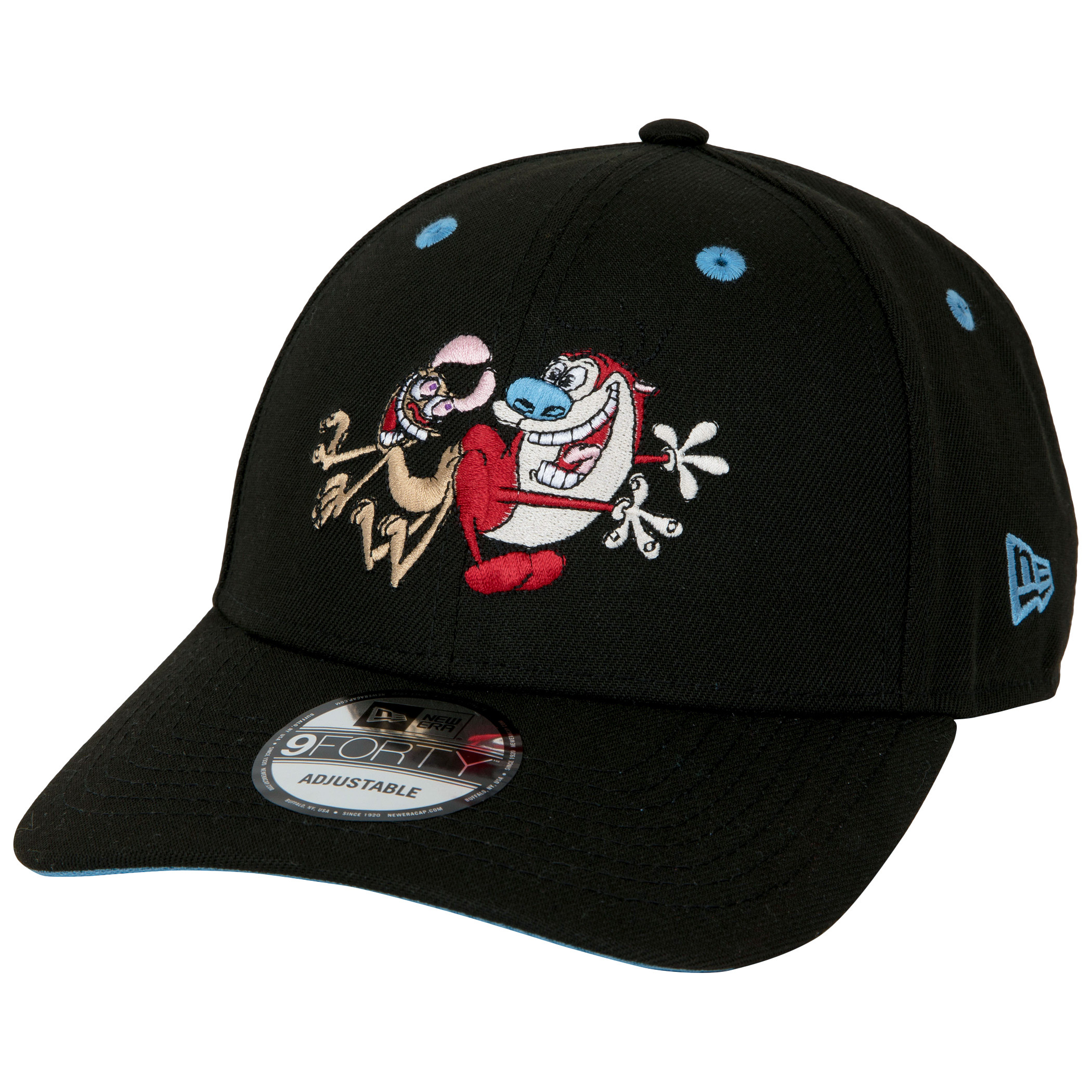 Ren & Stimpy New Era 9Forty Adjustable Hat, Black