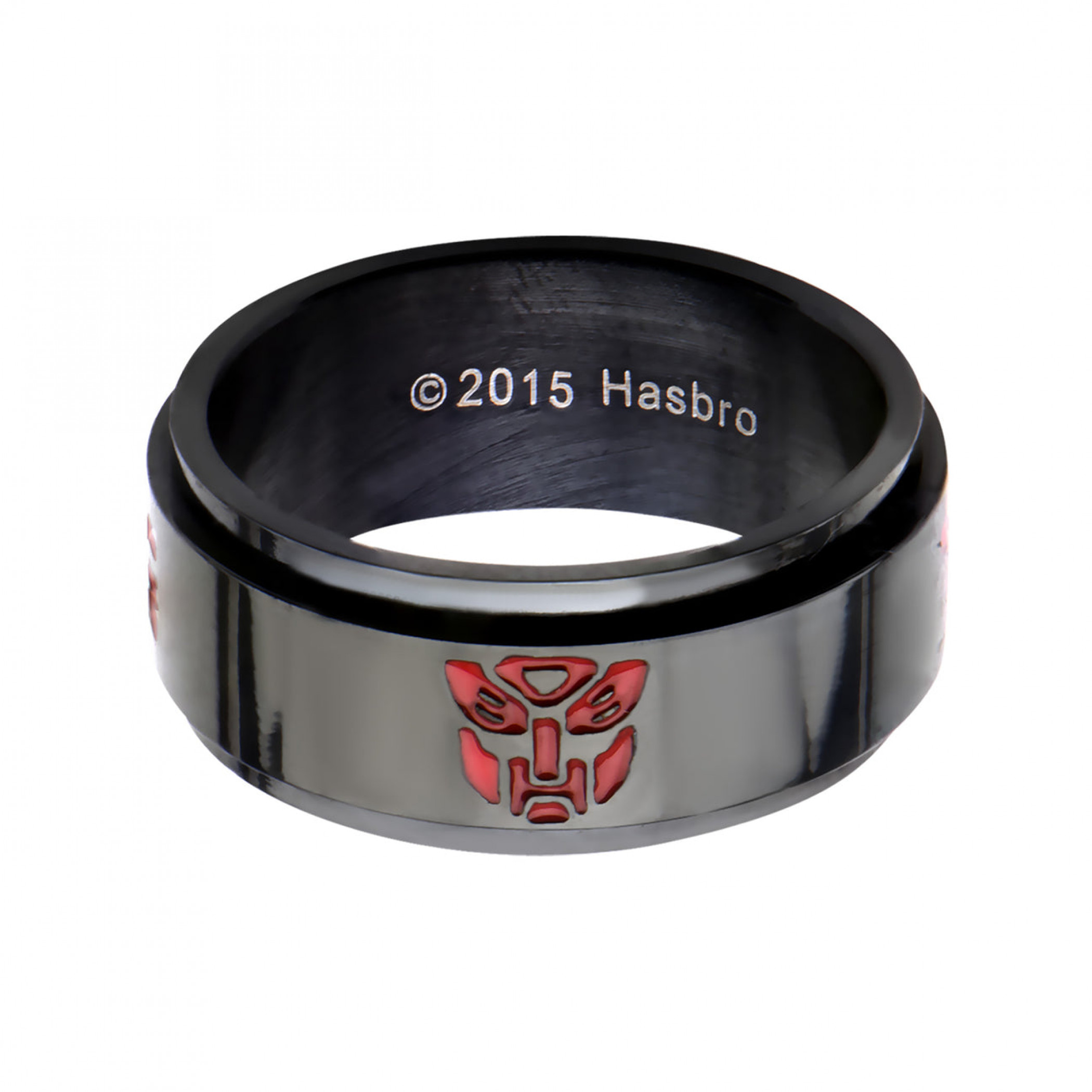 Transformers Autobot Spinner Ring, Black