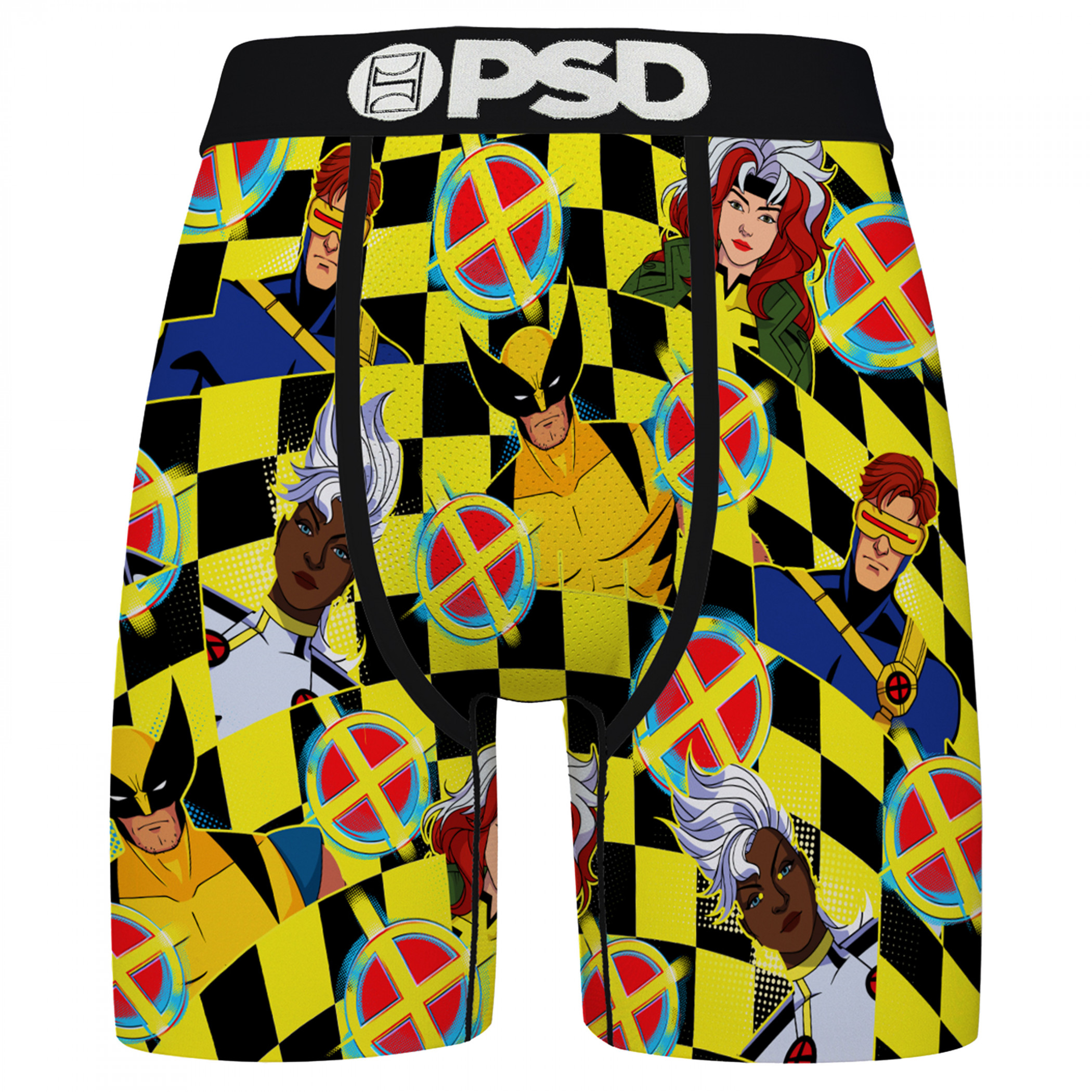 X-Men Checkered PSD Boxer Briefs, Multi-Color