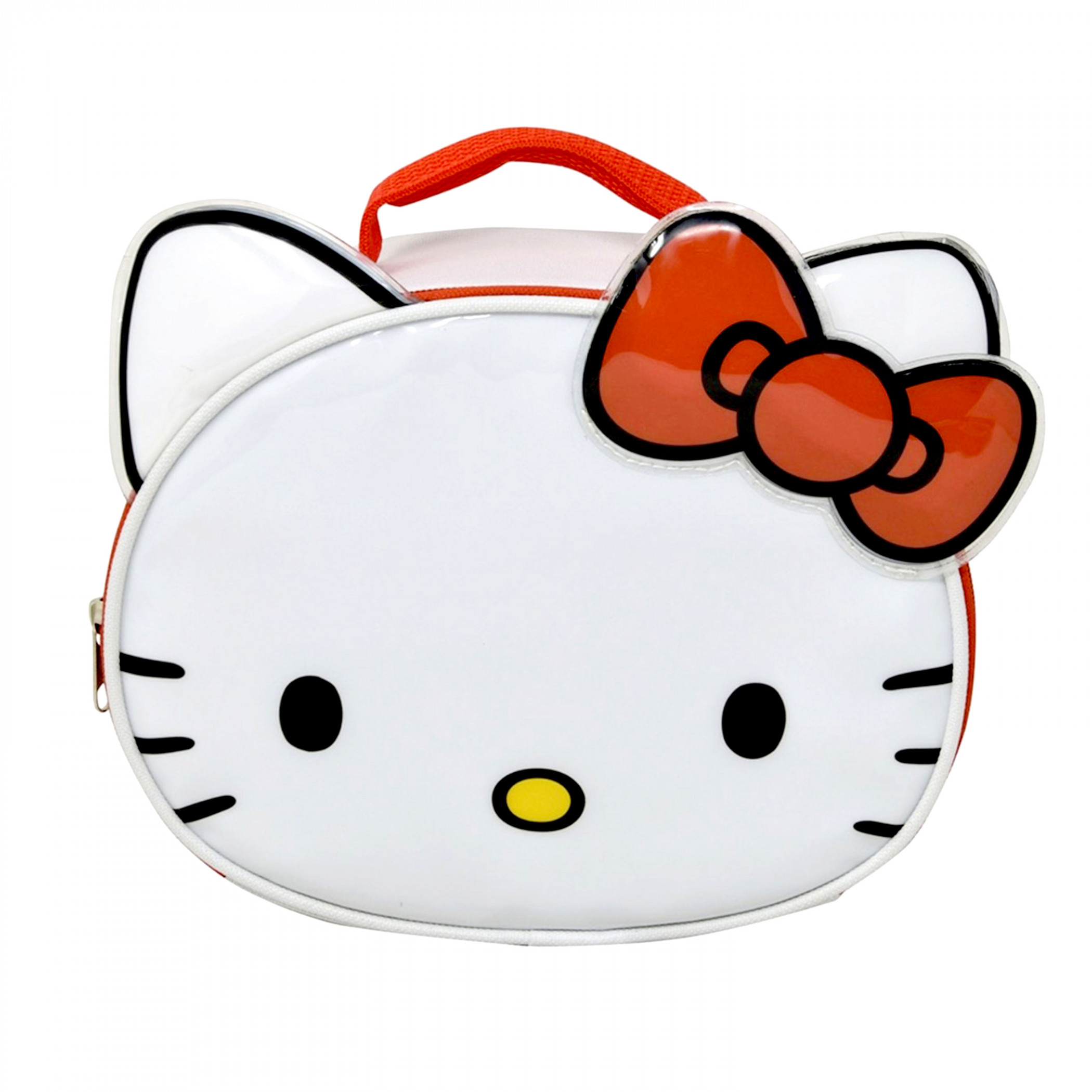 Hello Kitty Face Shaped Lunch Box, White