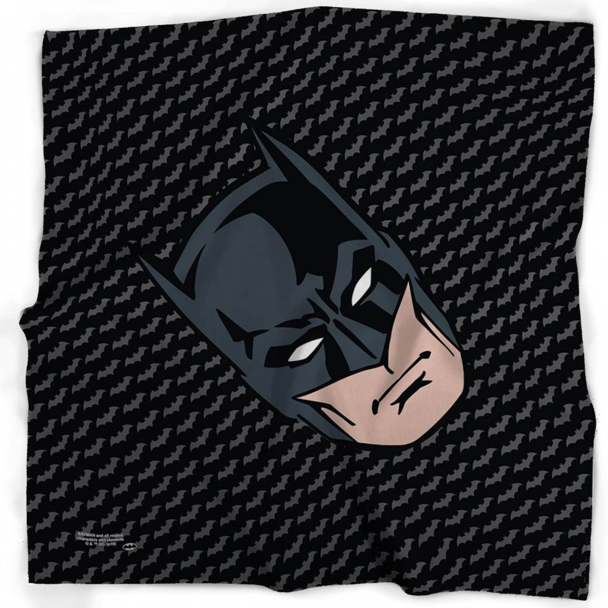 Batman Face and Logo Bandana, Black