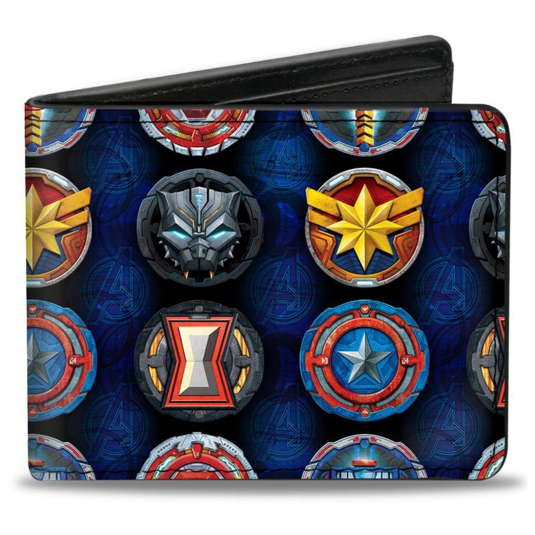 Marvel Avengers Mech Strike Logos Bi-Fold Wallet, Multi-Color
