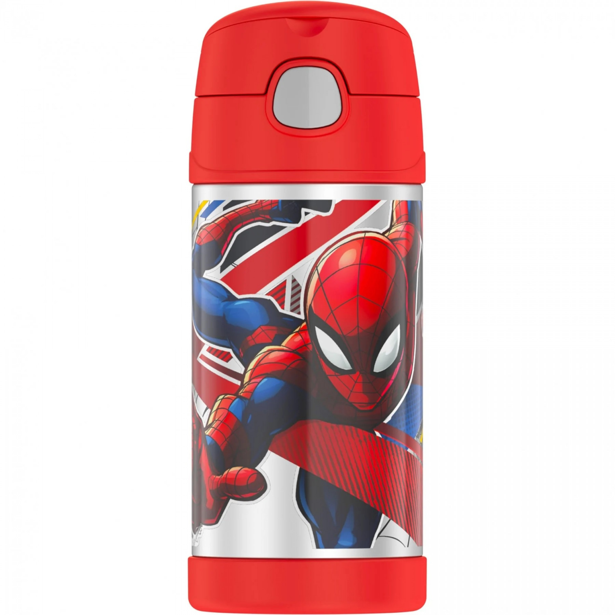Spider-Man 12 Oz Thermos Bottle, Multi-Color