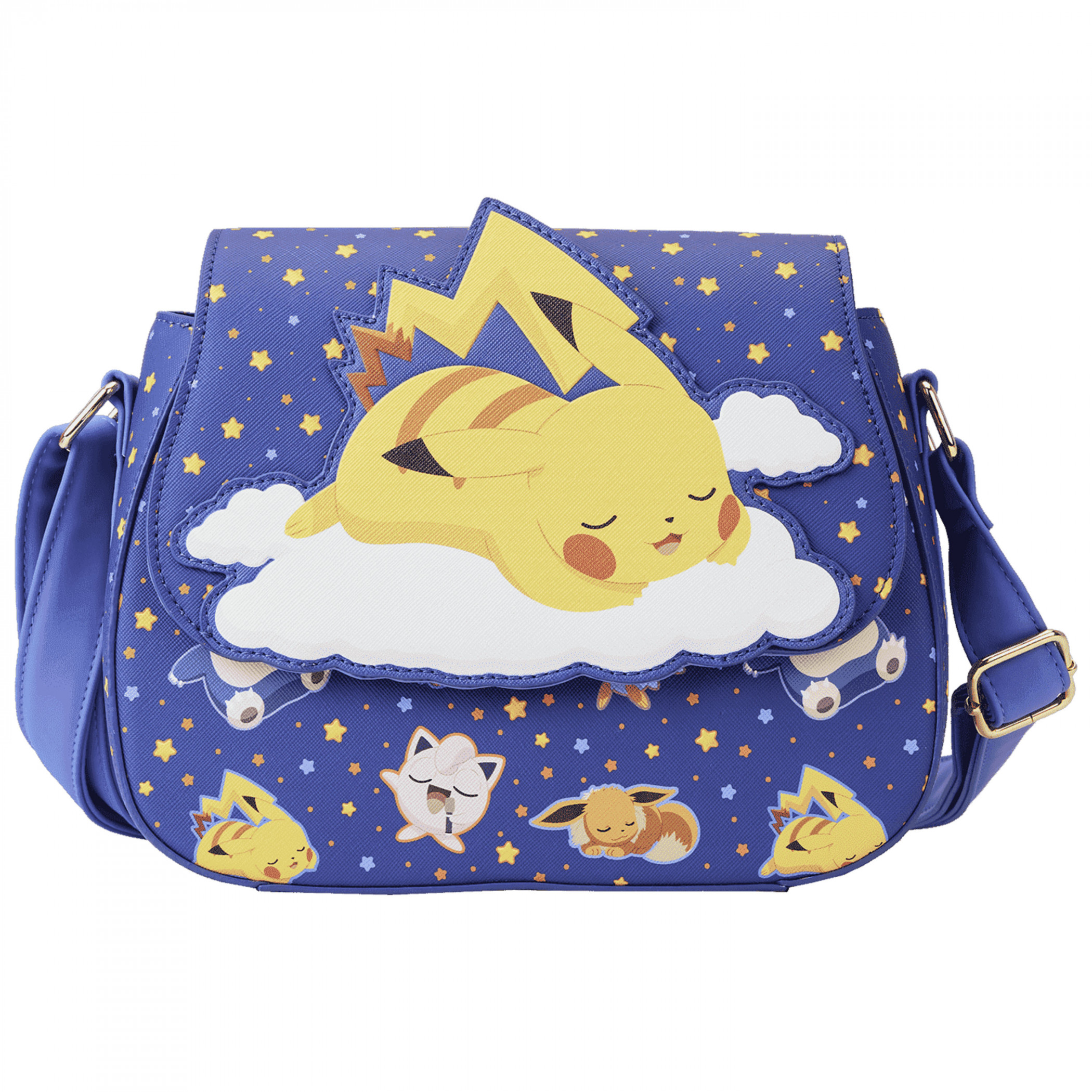 Pokemon Sleepy Pikachu Crossbody Bag by Loungefly, Blue