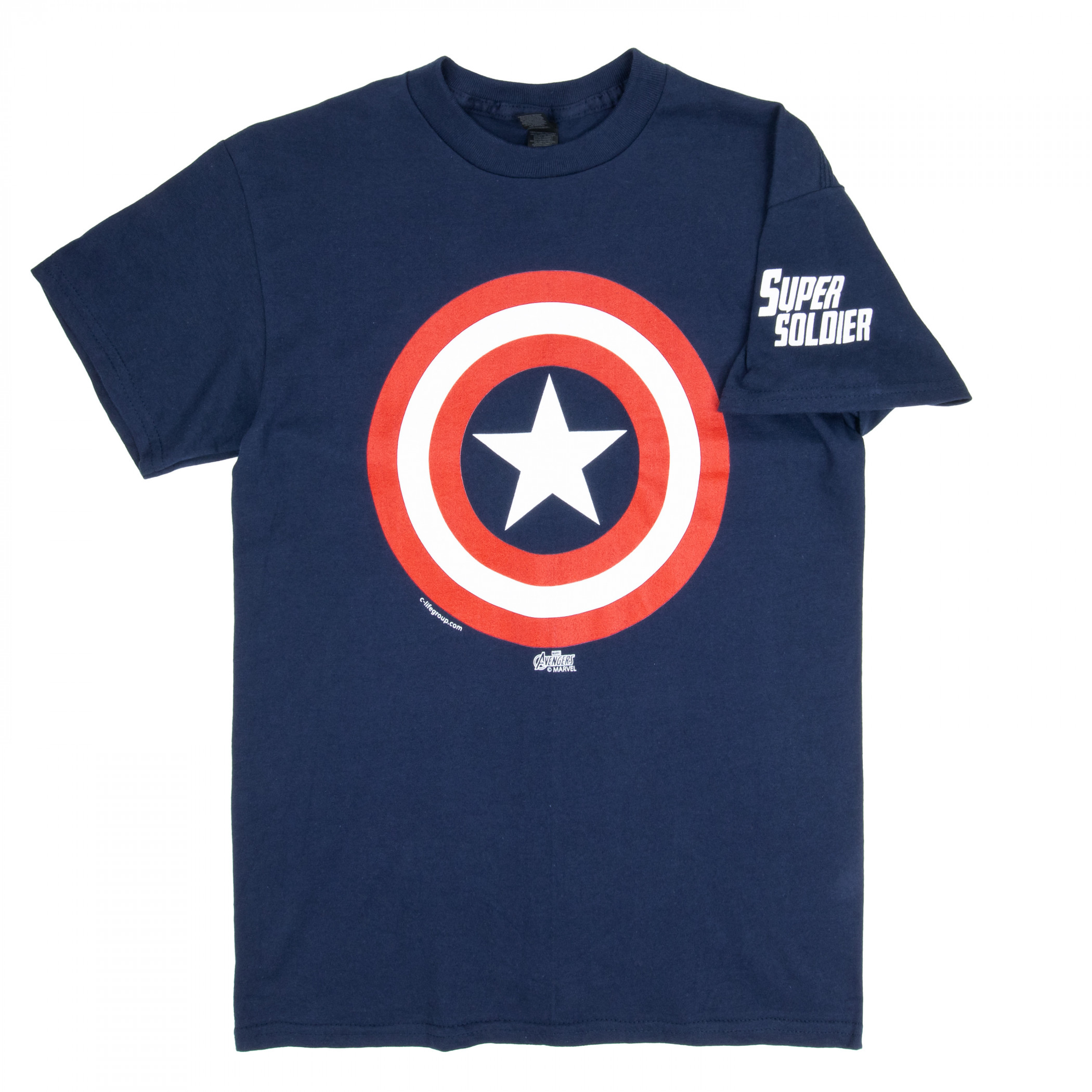 Captain America Shield T-Shirt, Blue