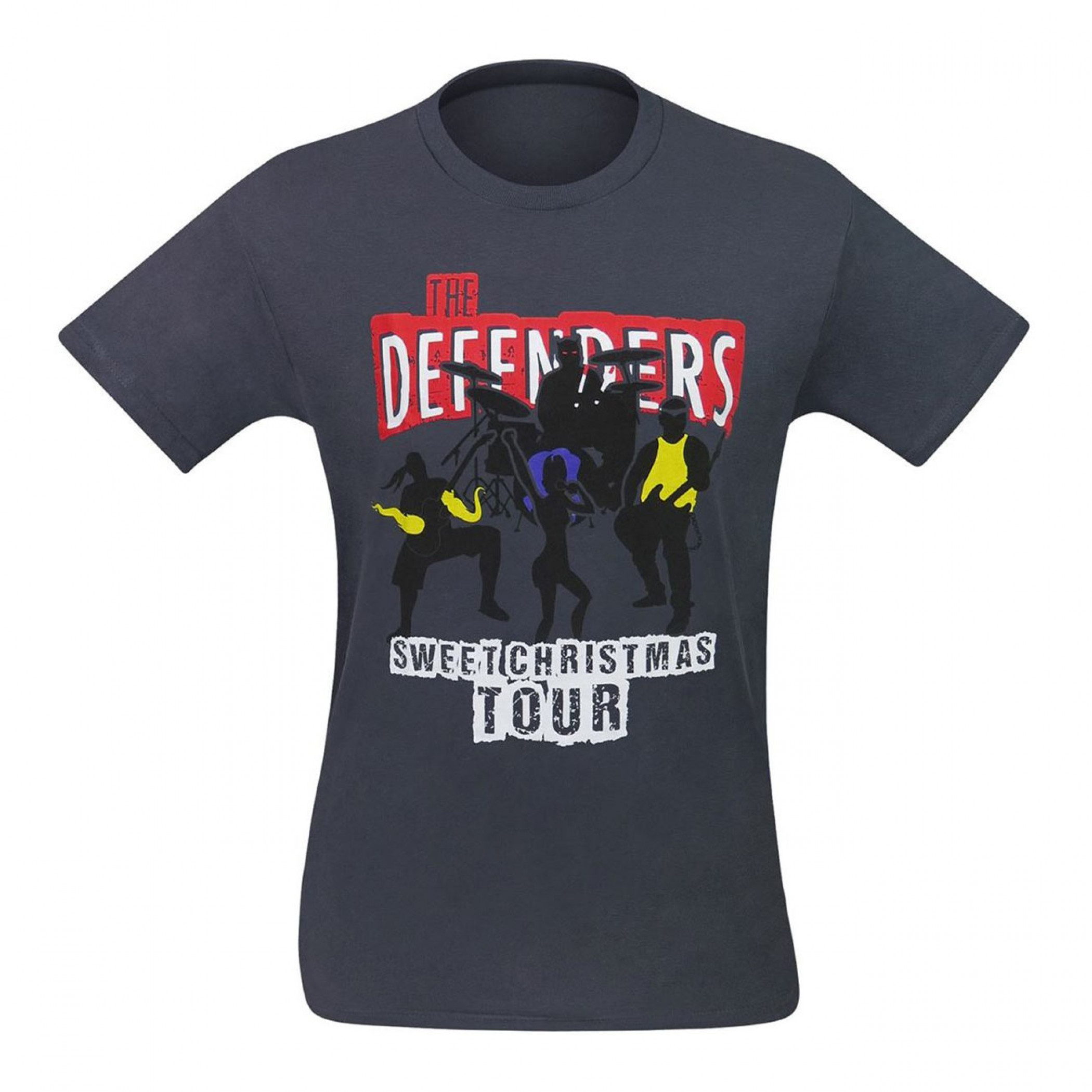 Defenders Sweet Christmas Tour Men's T-Shirt, Grey