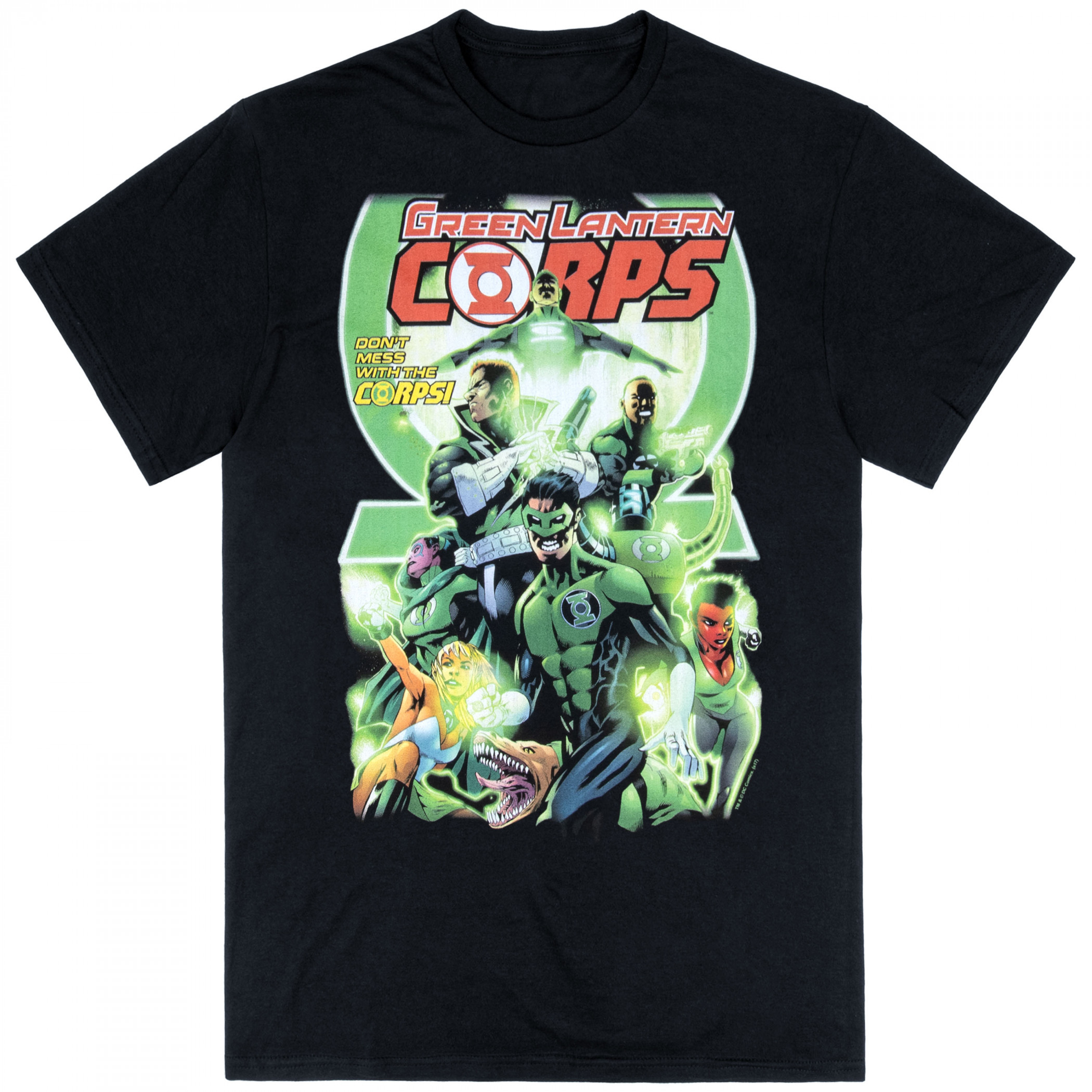Green Lantern Corps #25 Cover T-Shirt, Black