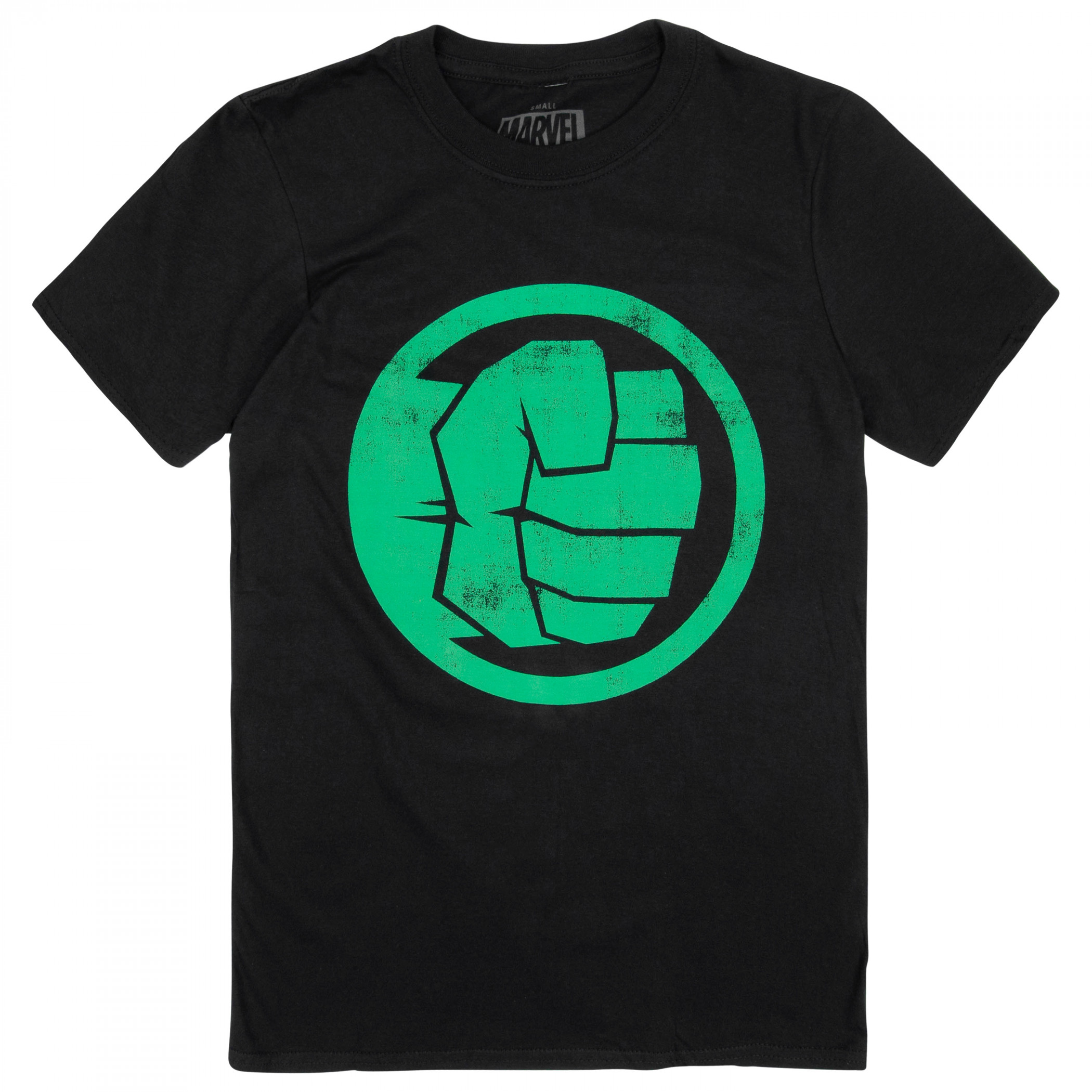 Hulk Fist Bump on Black Men's T-Shirt, Black