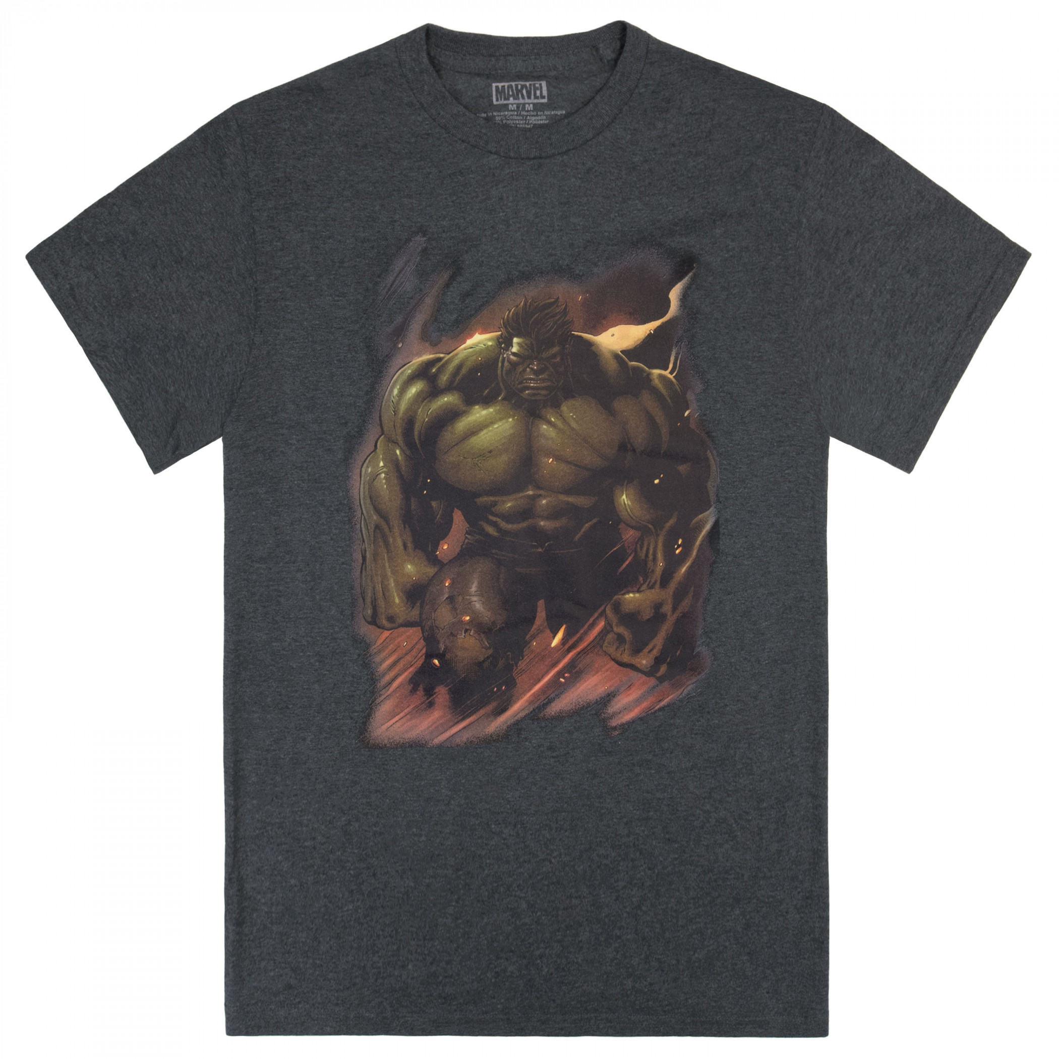Hulk Smoldering Men's T-Shirt, Grey
