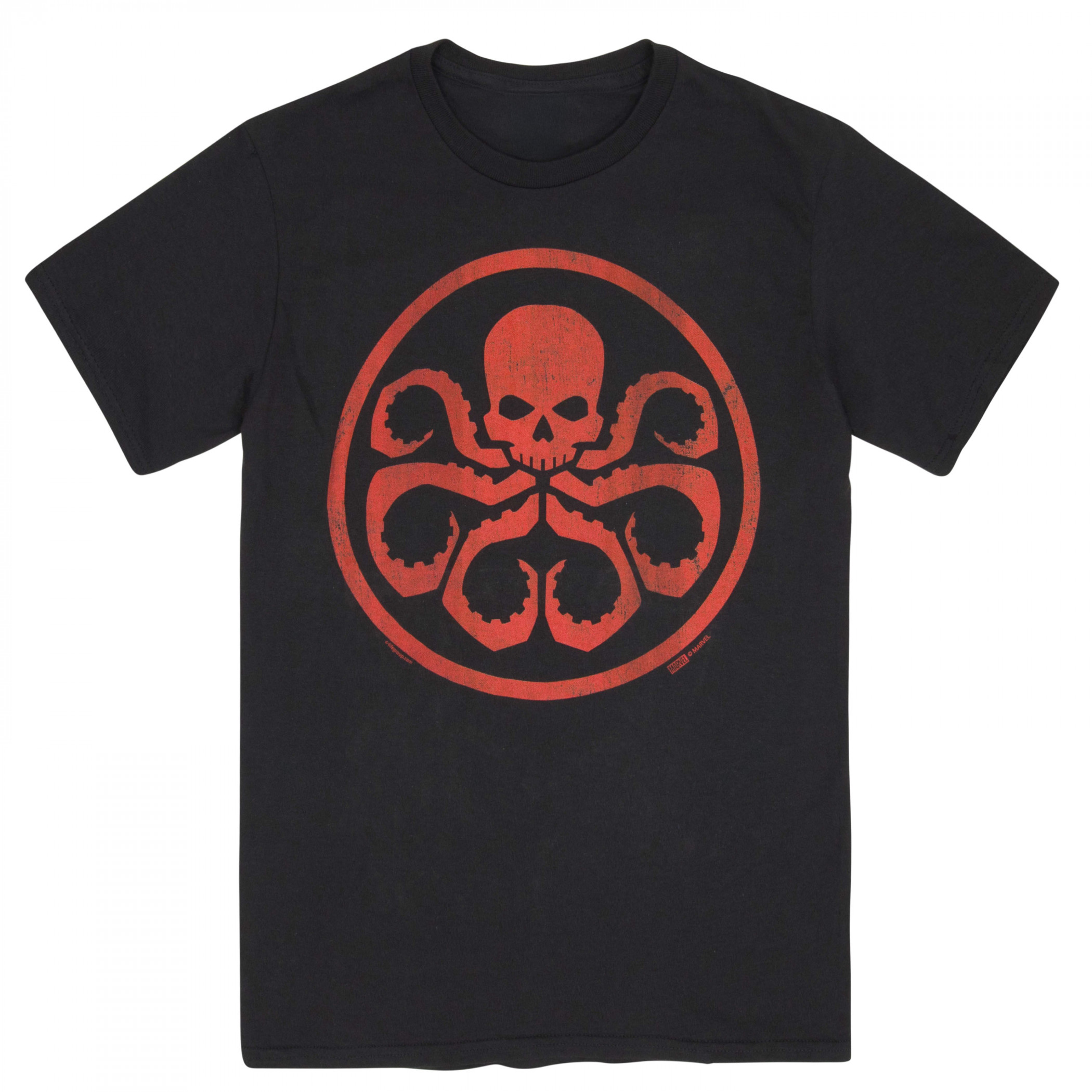 Hydra Symbol on Black T-Shirt, Black