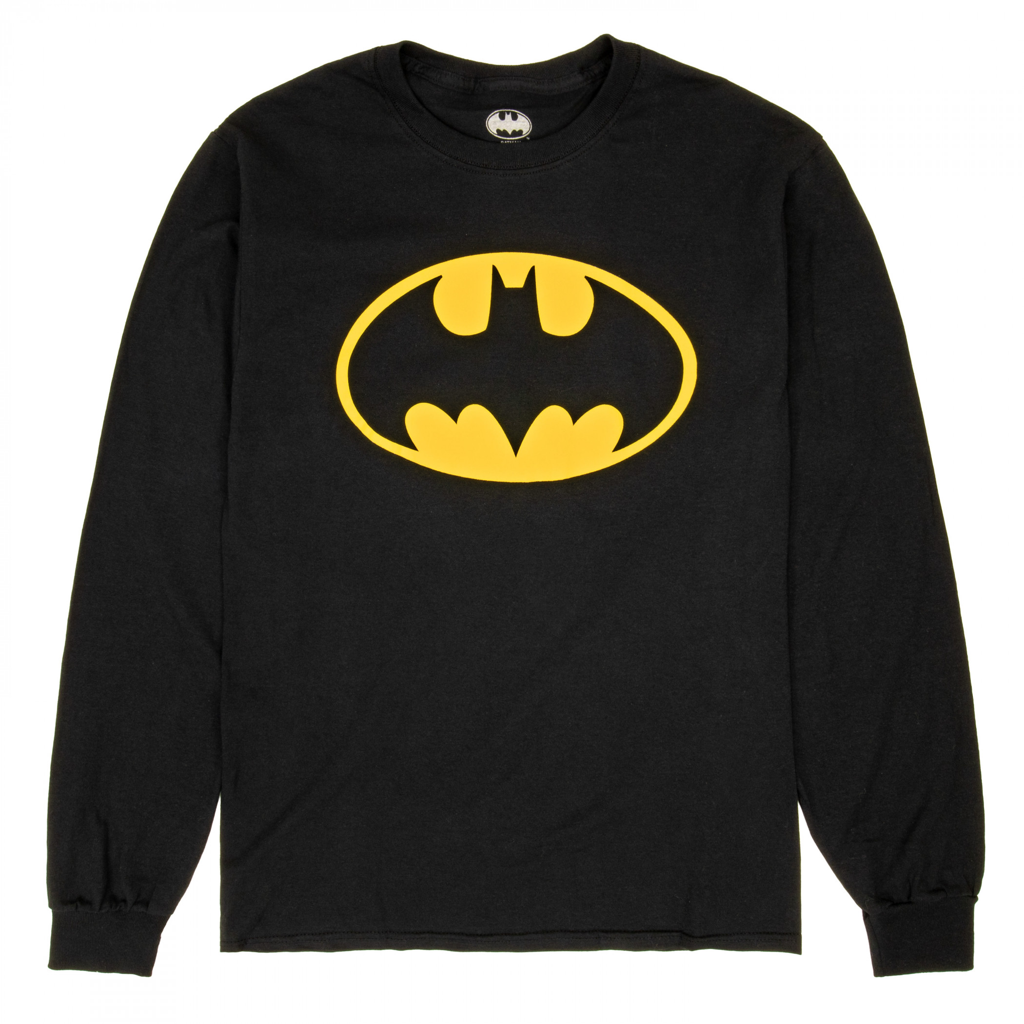 Batman Long-Sleeve Symbol T-Shirt, Black