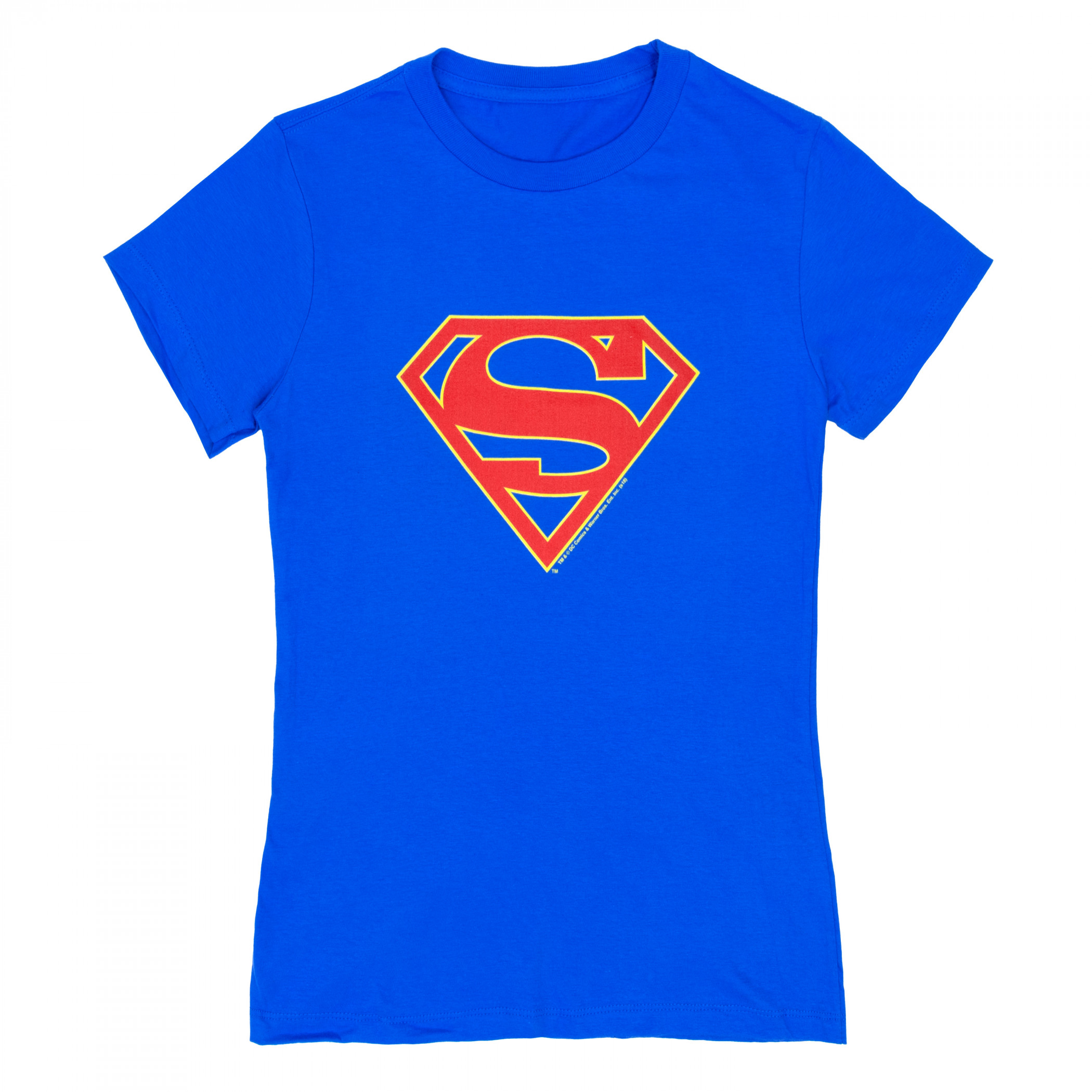 Supergirl TV Symbol Women's T-Shirt, Blue