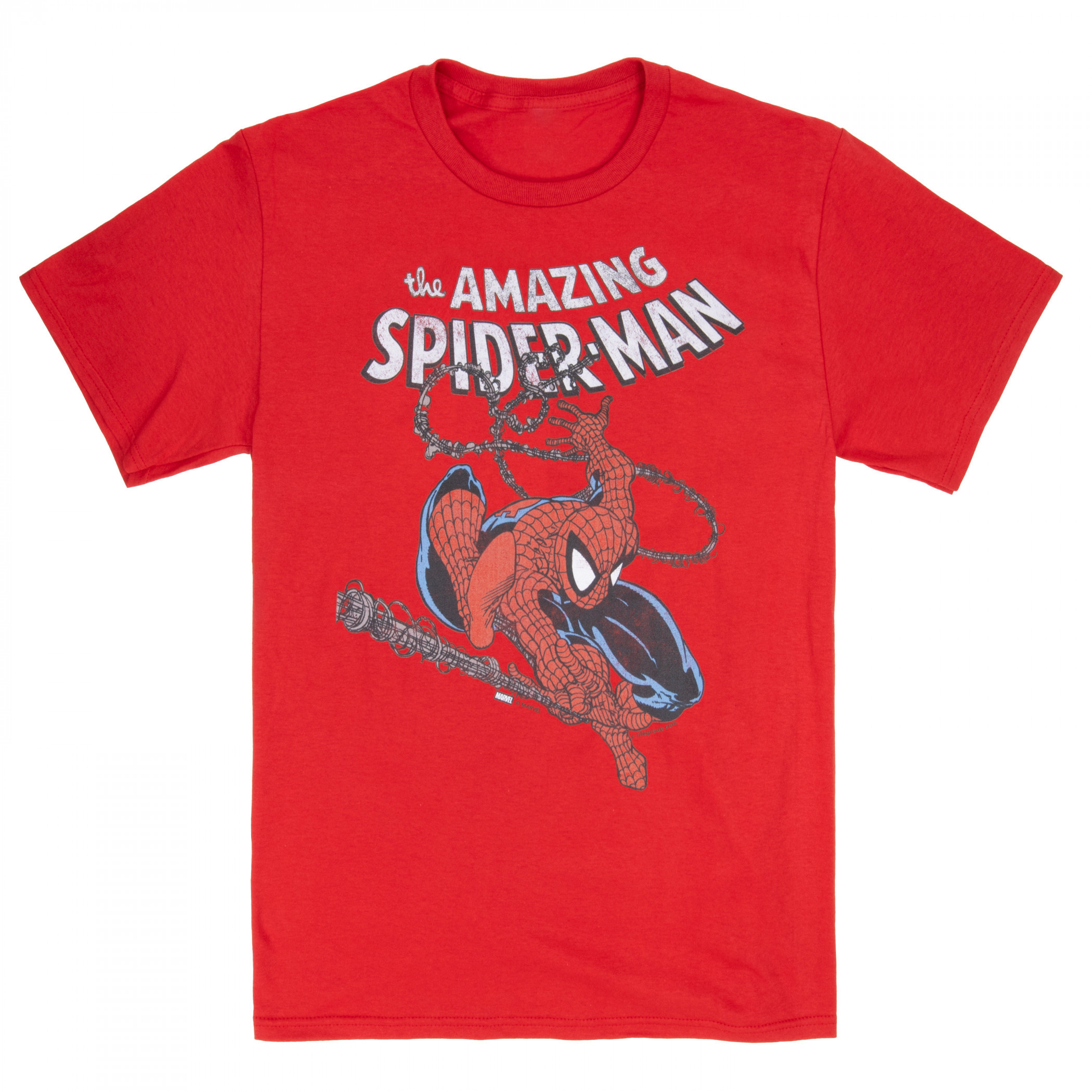 The Amazing Spider-Man Swinging T-Shirt, Red