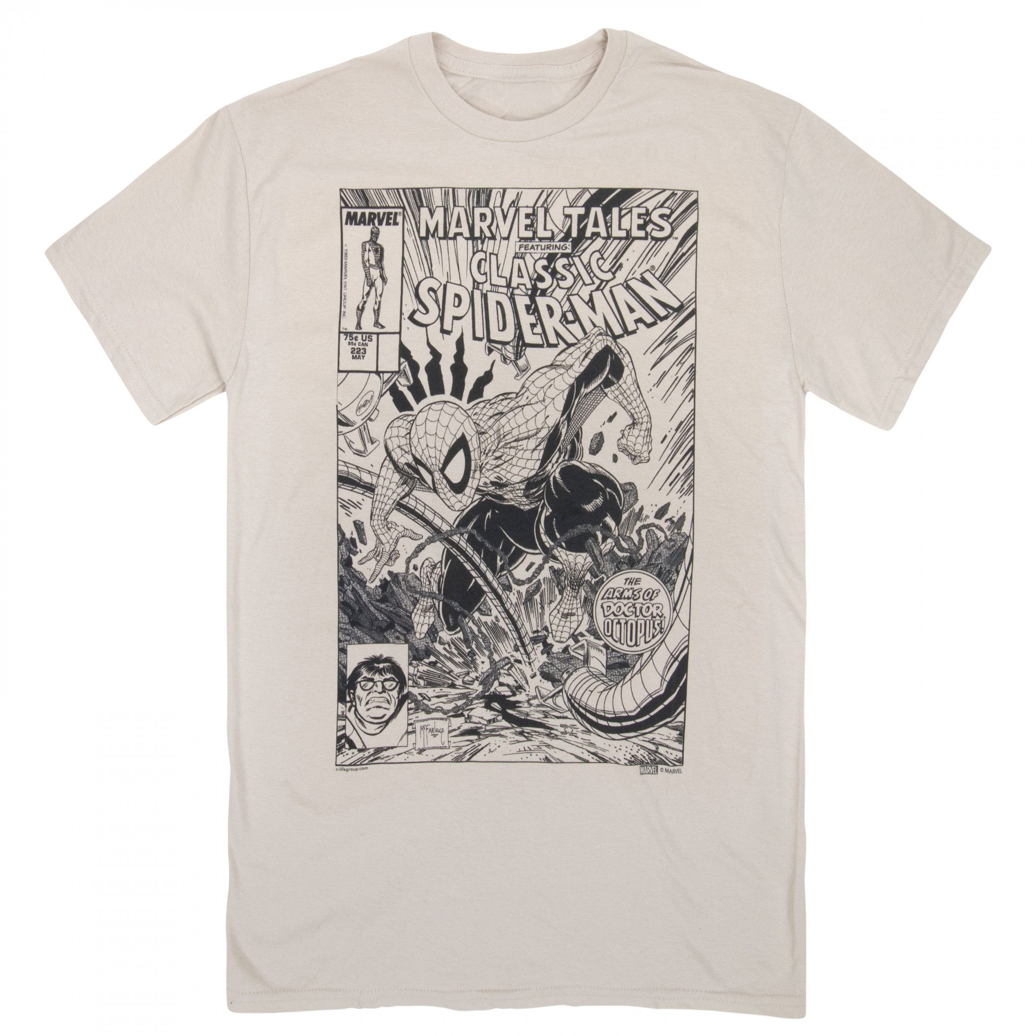 Classic Spider-Man Marvel Tales Men's T-Shirt, White