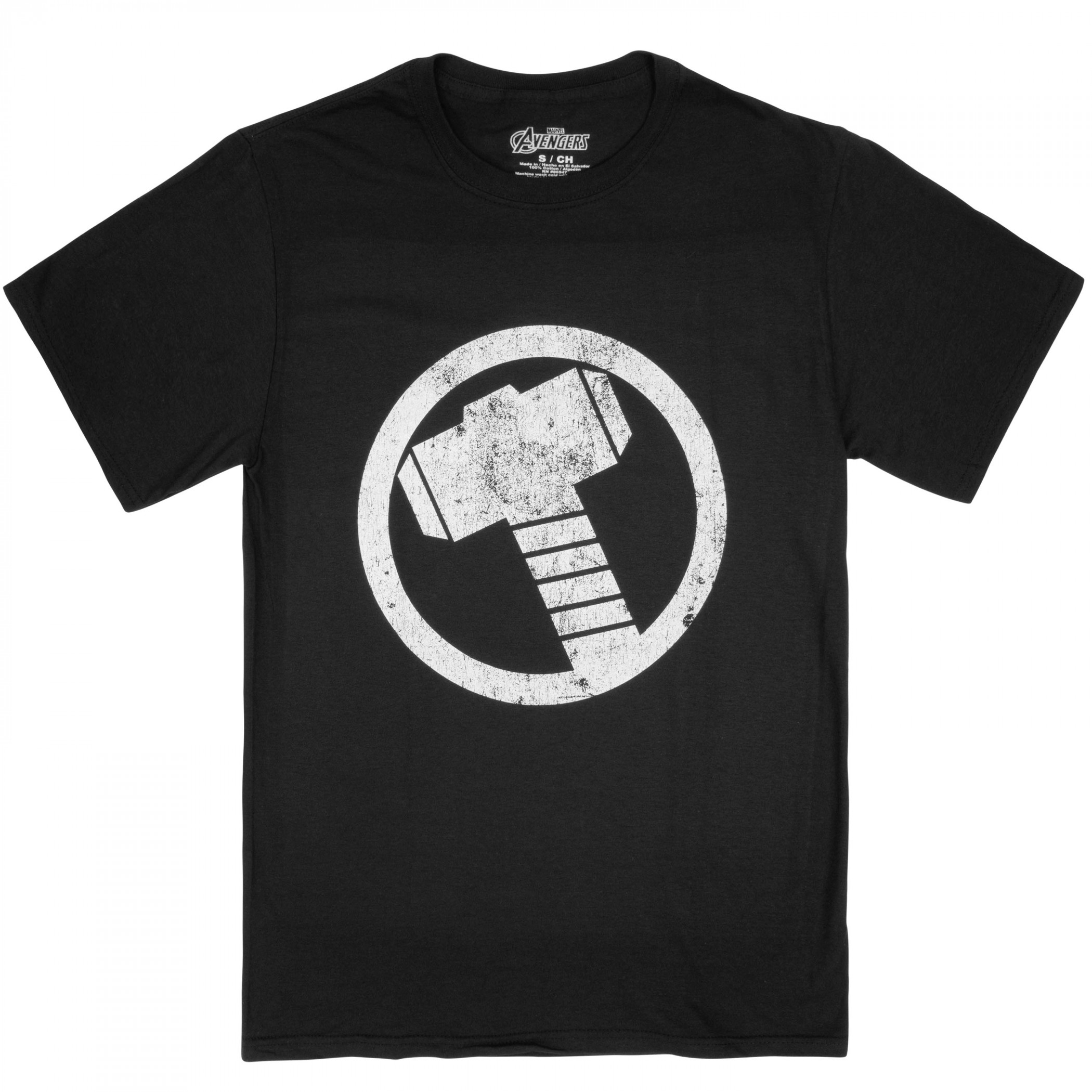 Thor Hammer Symbol T-Shirt, Grey