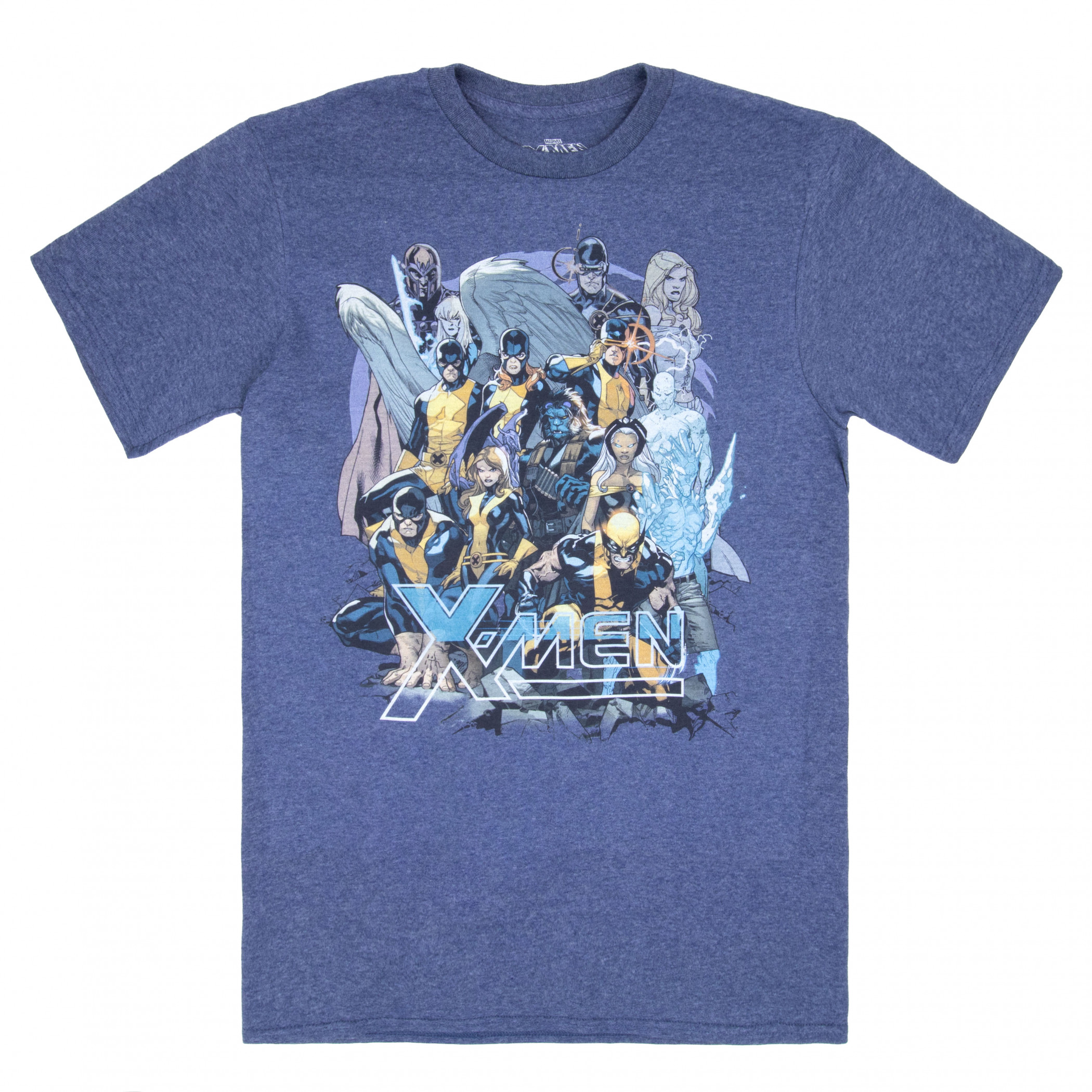 X-Men Past and Future United Men's T-Shirt, Blue