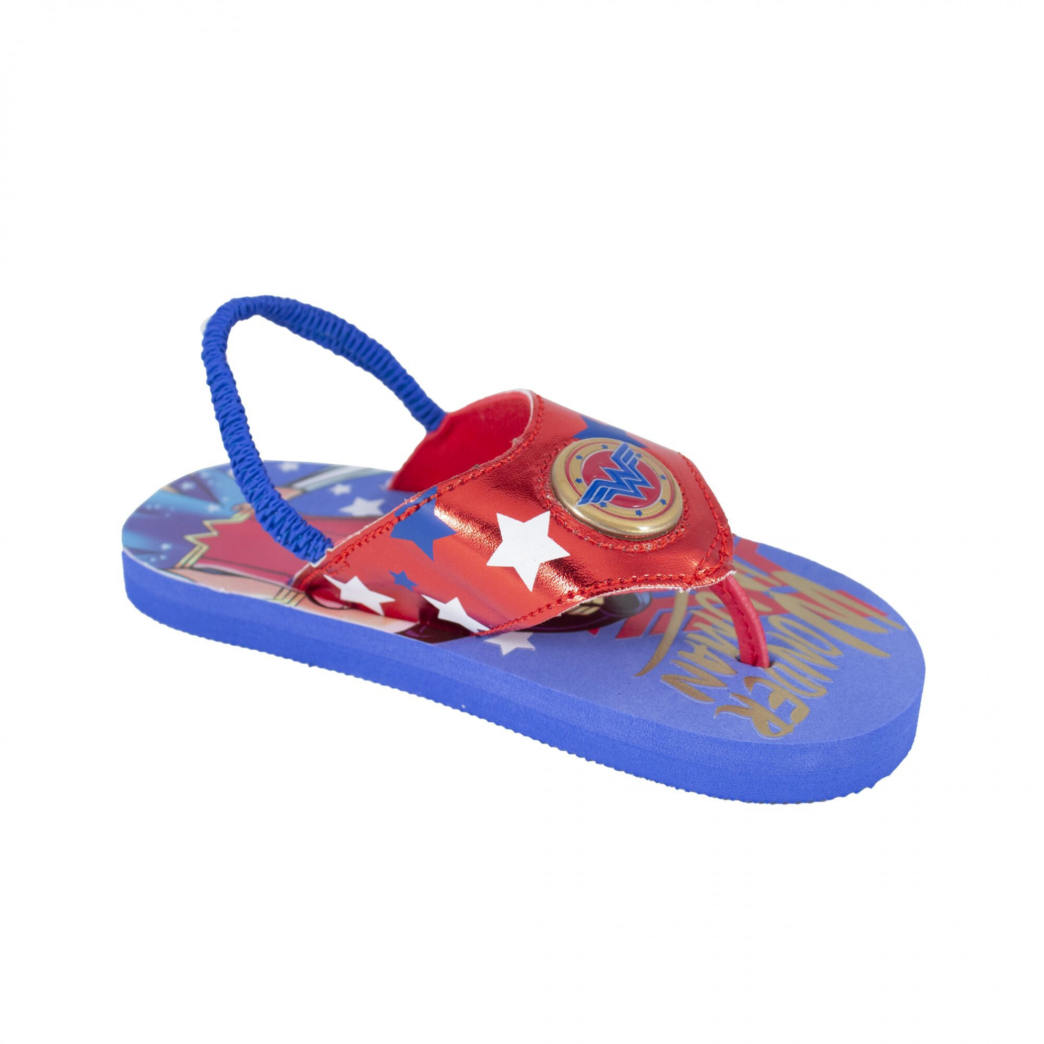 Wonder Woman Lighted Kids Flip Flops, Multi-Color