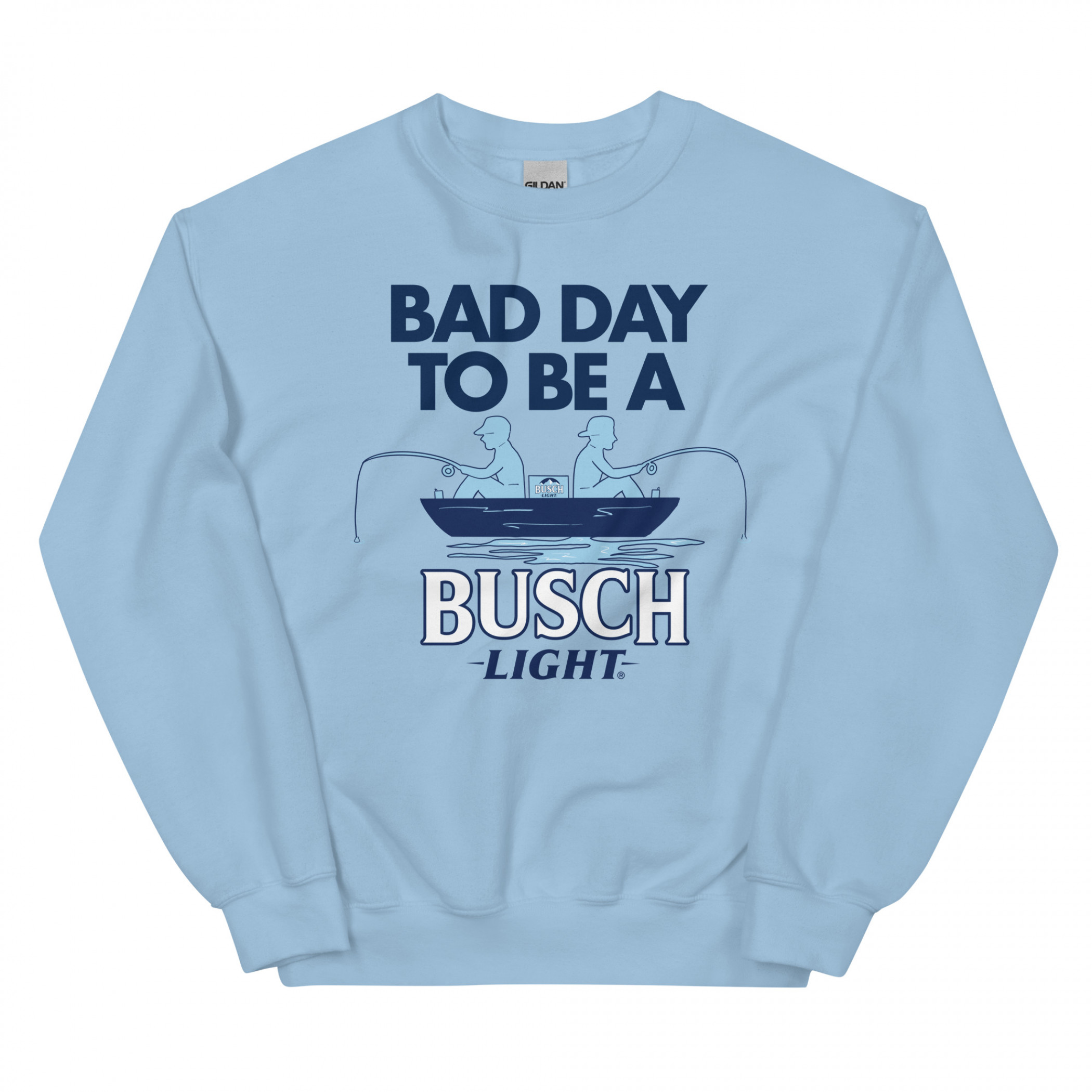 Busch Light Bad Day Fishing Crewneck Sweatshirt