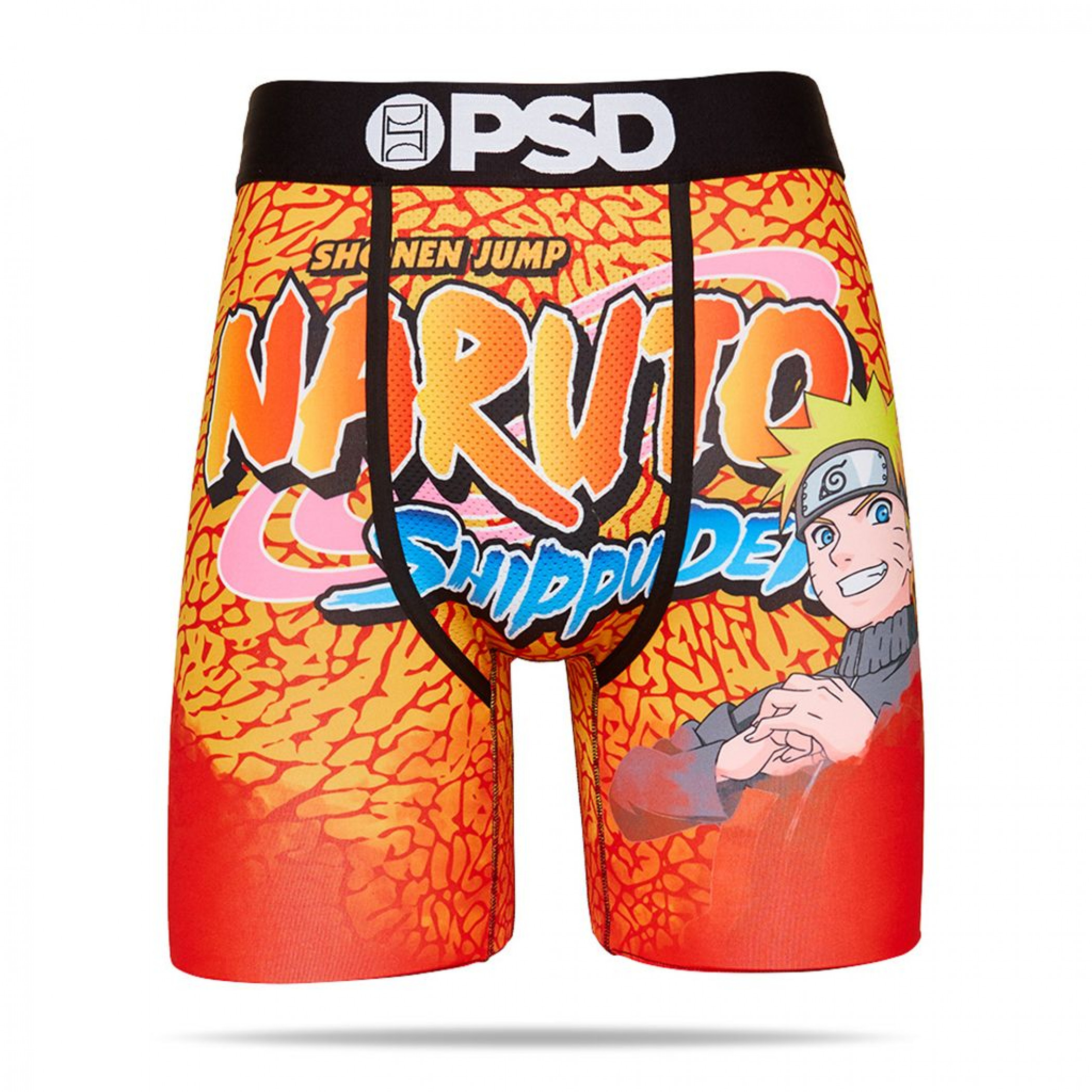 Naruto Shippuden Logo PSD Boxer Briefs, Orange