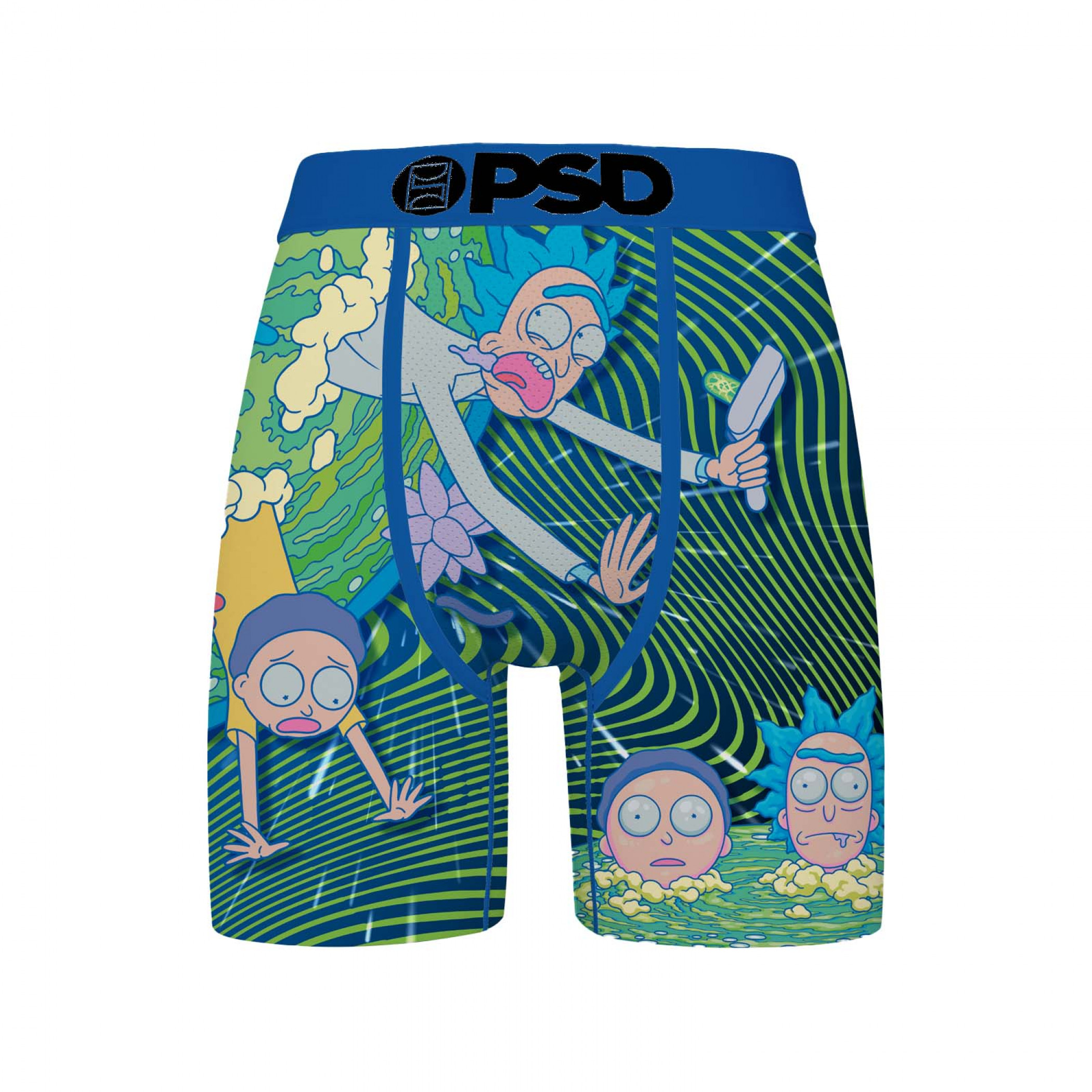 Rick and Morty Portal Haze PSD Boxer Briefs, Multi-Color