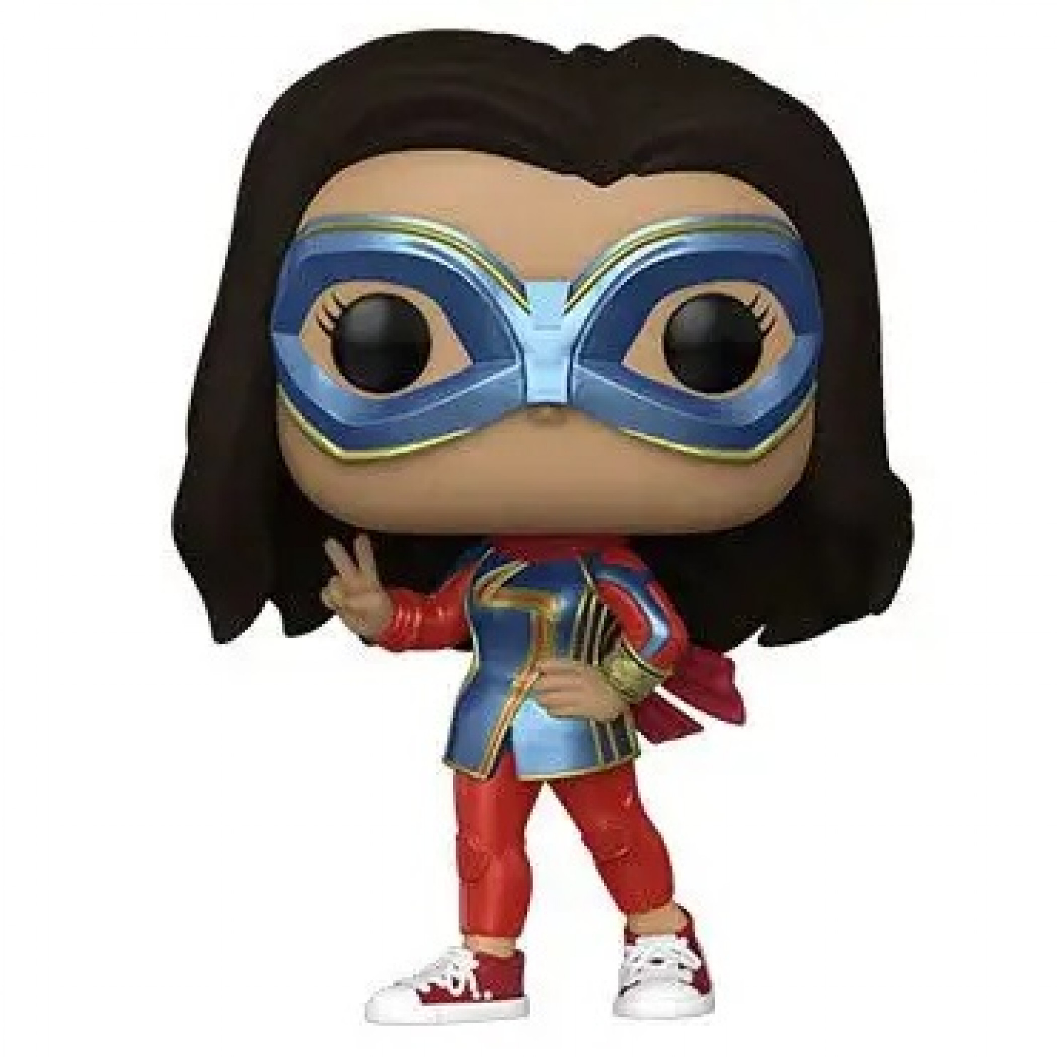 Marvel Studios Ms. Marvel Peace Sign Funko Pop! Vinyl Figure, Multi-Color