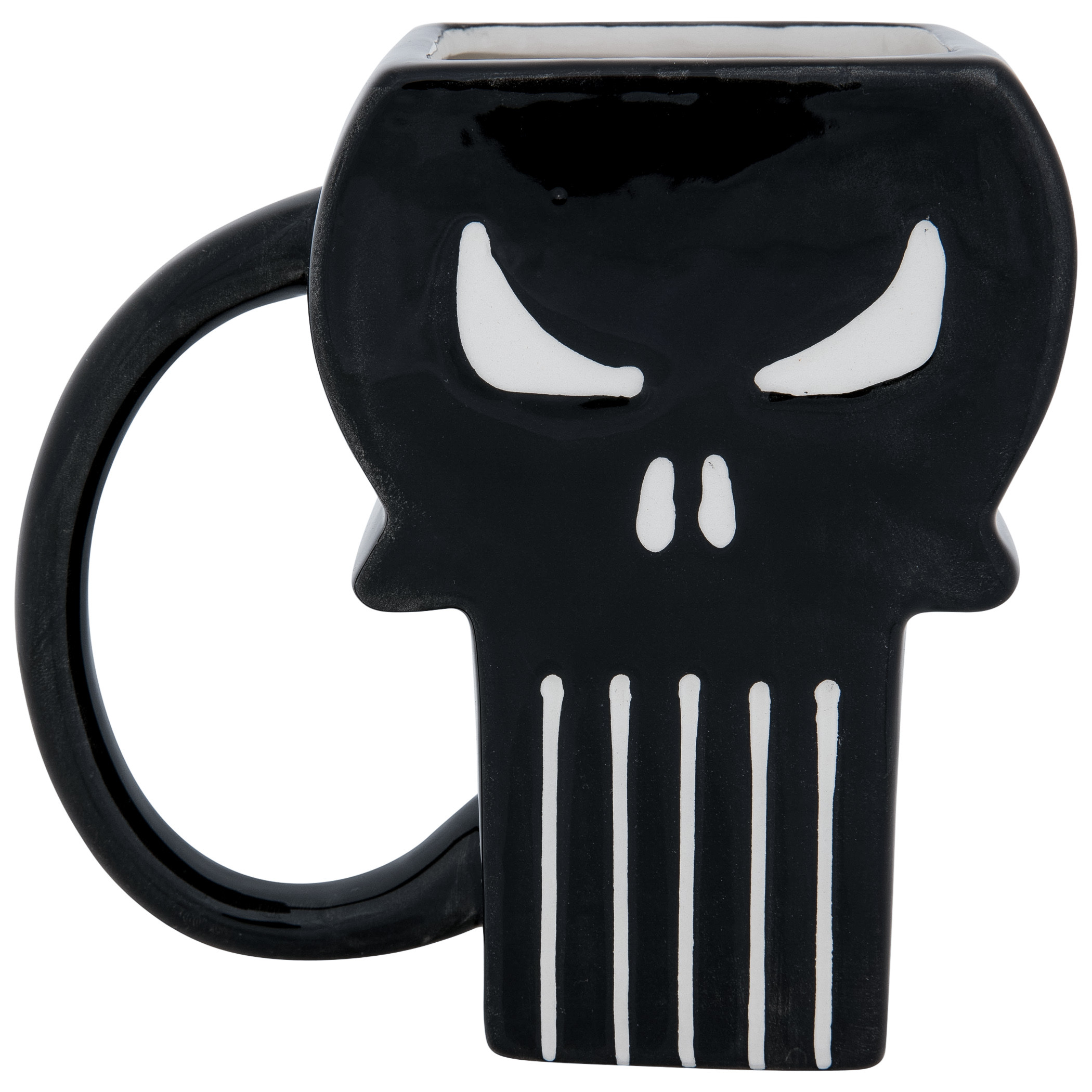 Punisher Logo Molded Mug, Black