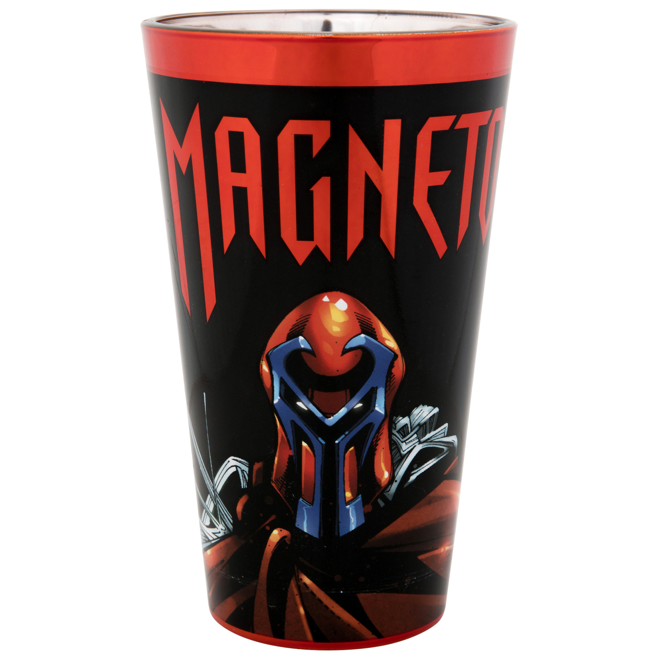 Magneto Chrome Pint Glass, Multi-Color