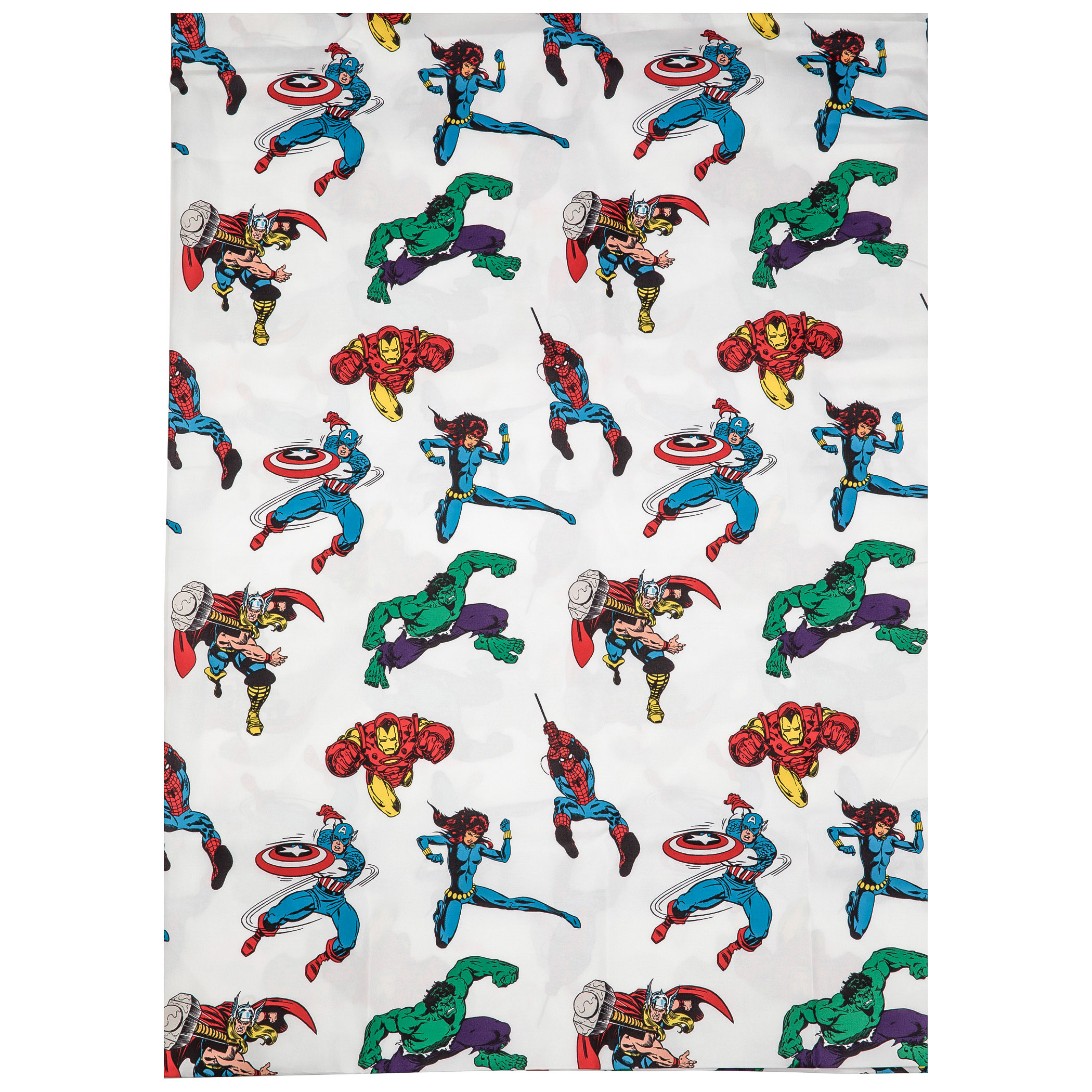 Avengers Ready For Action Full Bed Sheet Set, Multi-Color