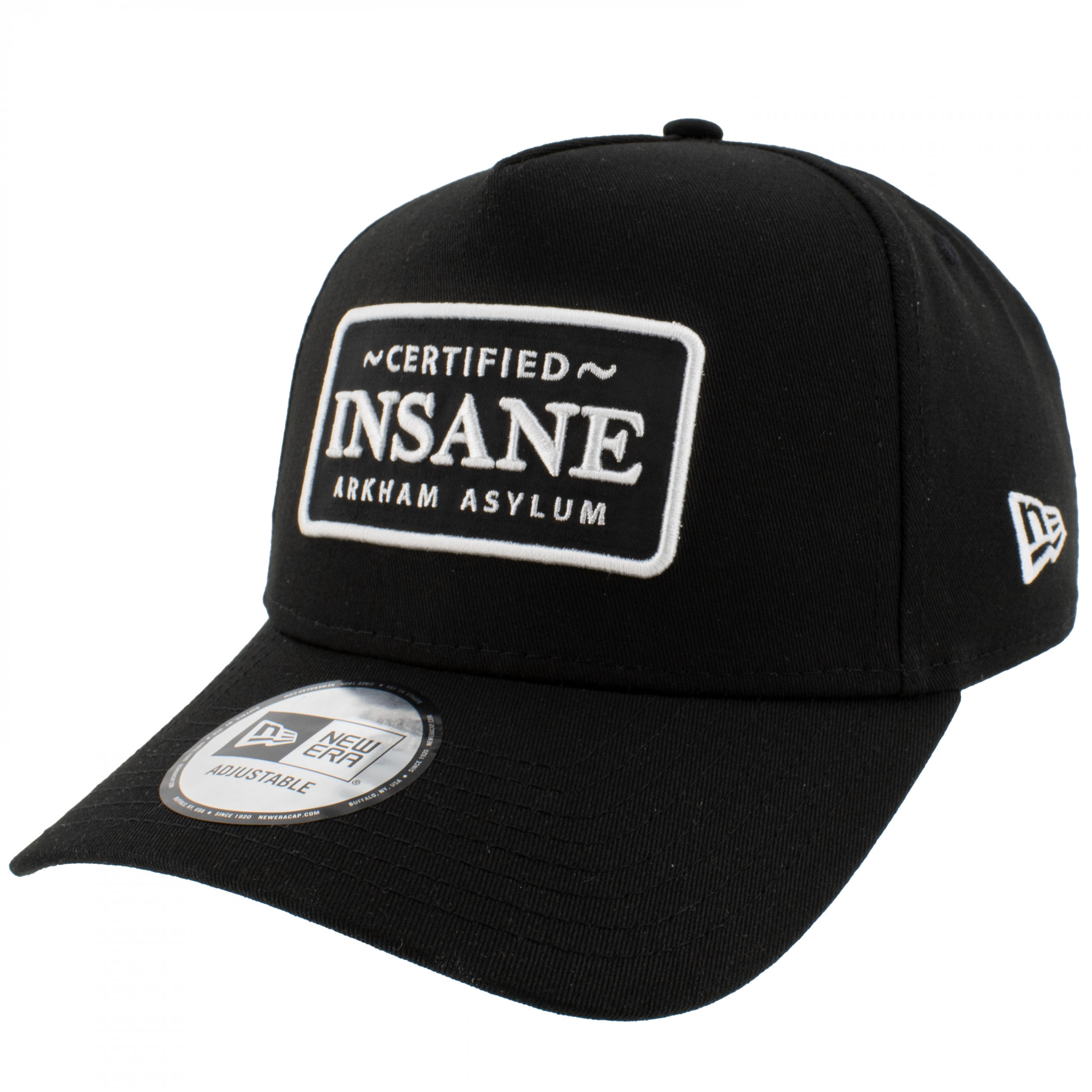The Joker Certified Insane New Era 9Forty Adjustable Hat, Black
