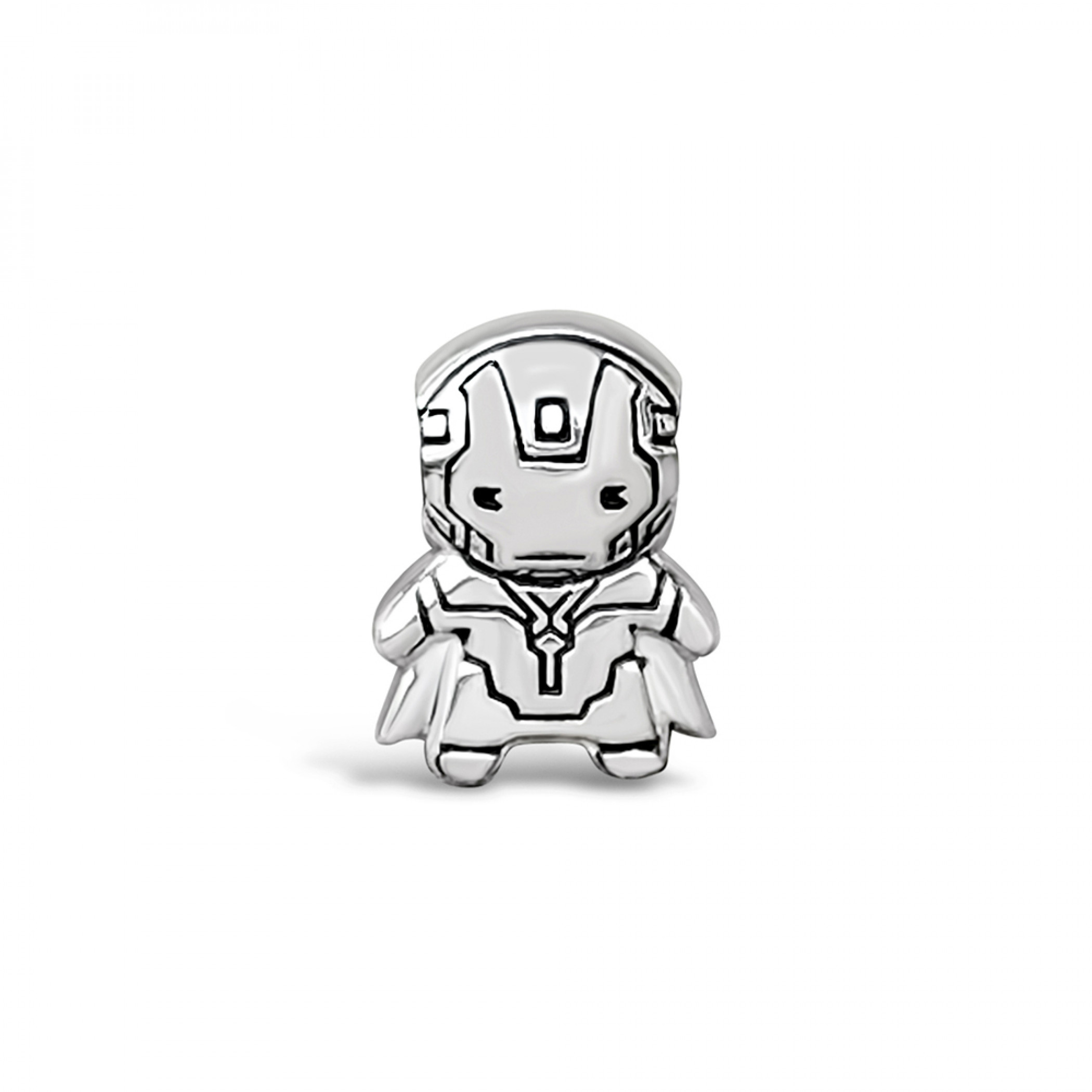 Marvel Studios WandaVision Chibi Vision Character Pendant Bead, Silver