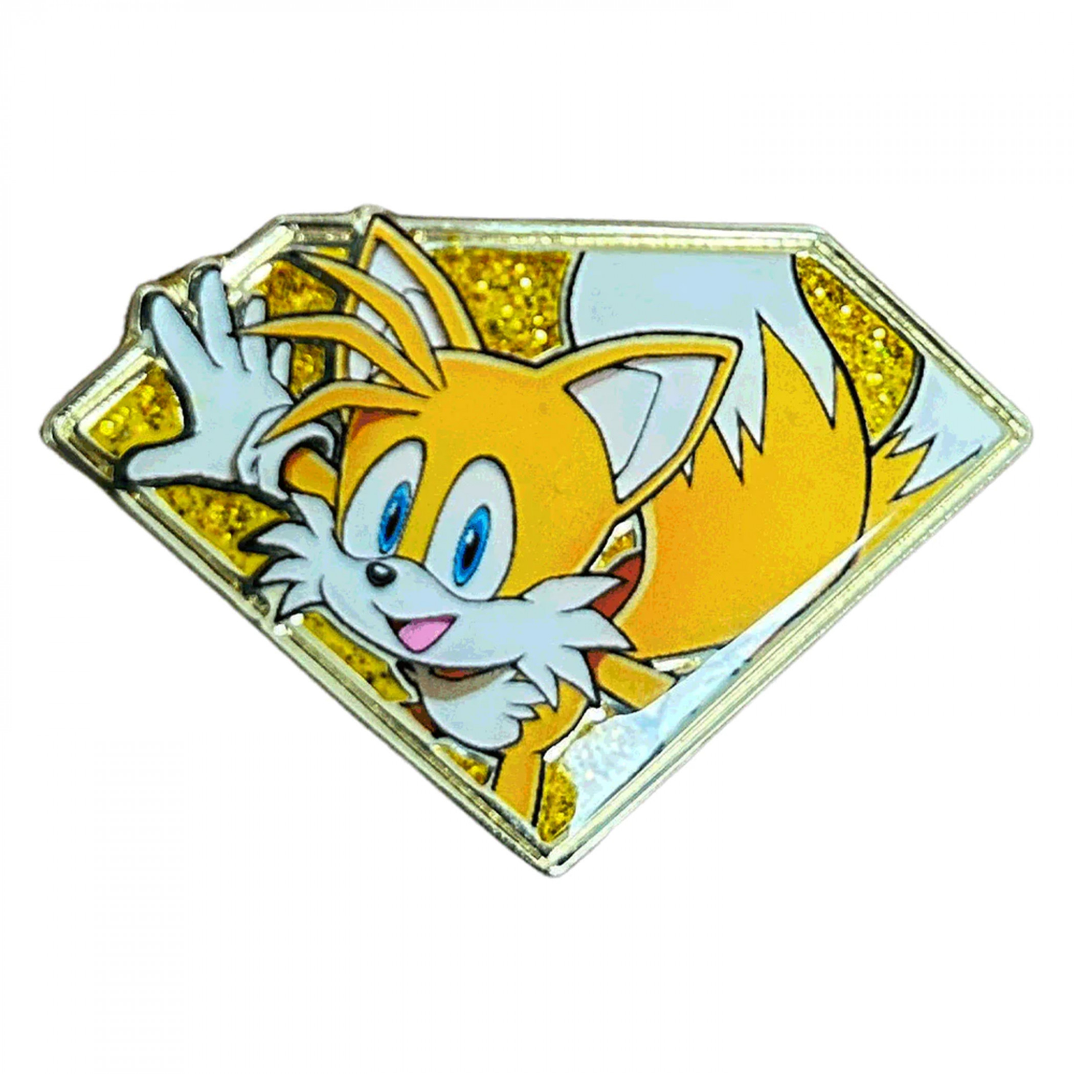 Sonic the Hedgehog Golden Series 2: Emerald Tails Enamel Pin, Yellow