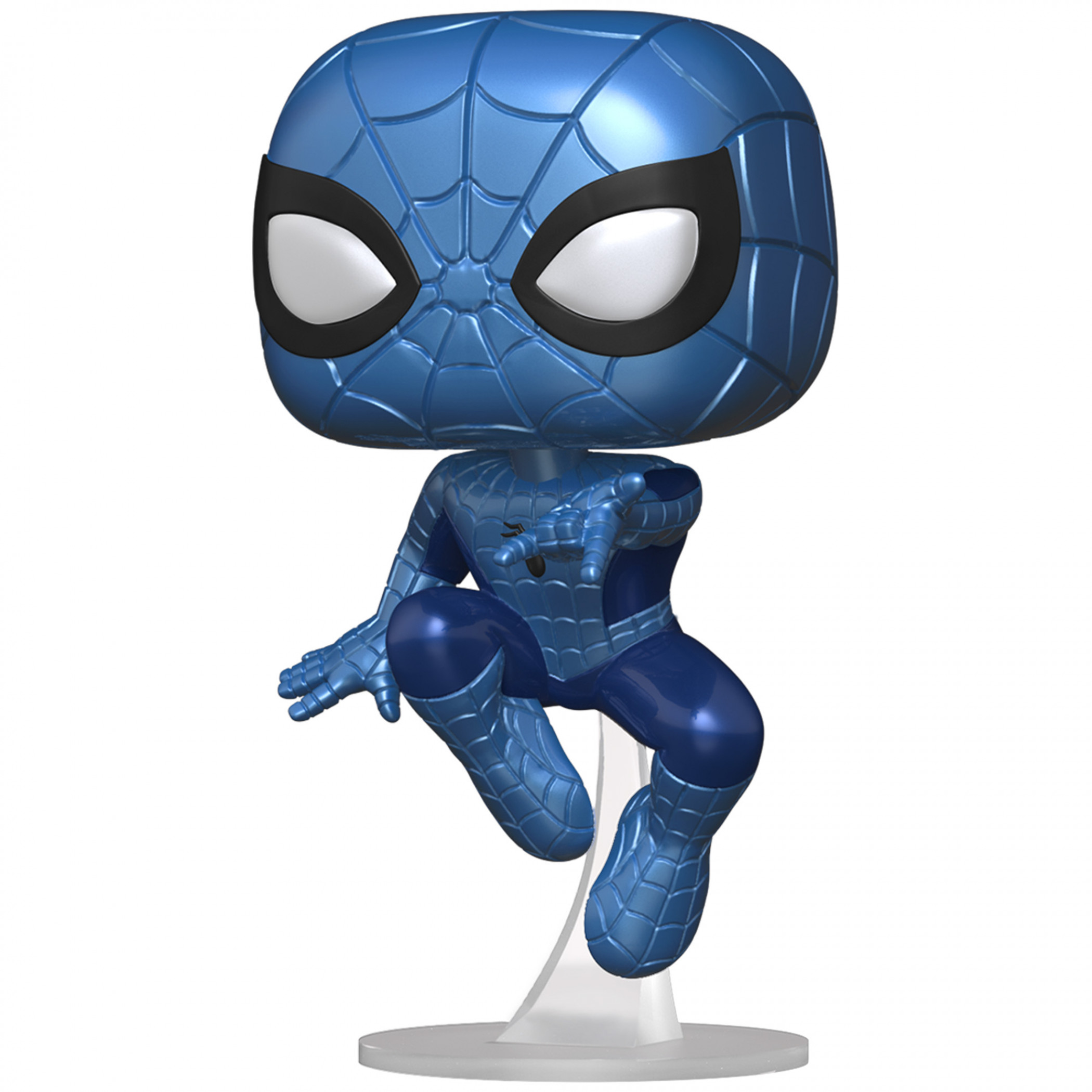 Marvel Comics Spider-Man Metallic Blue Make-A-Wish Funko Pop! Vinyl Figure, Multi-Color