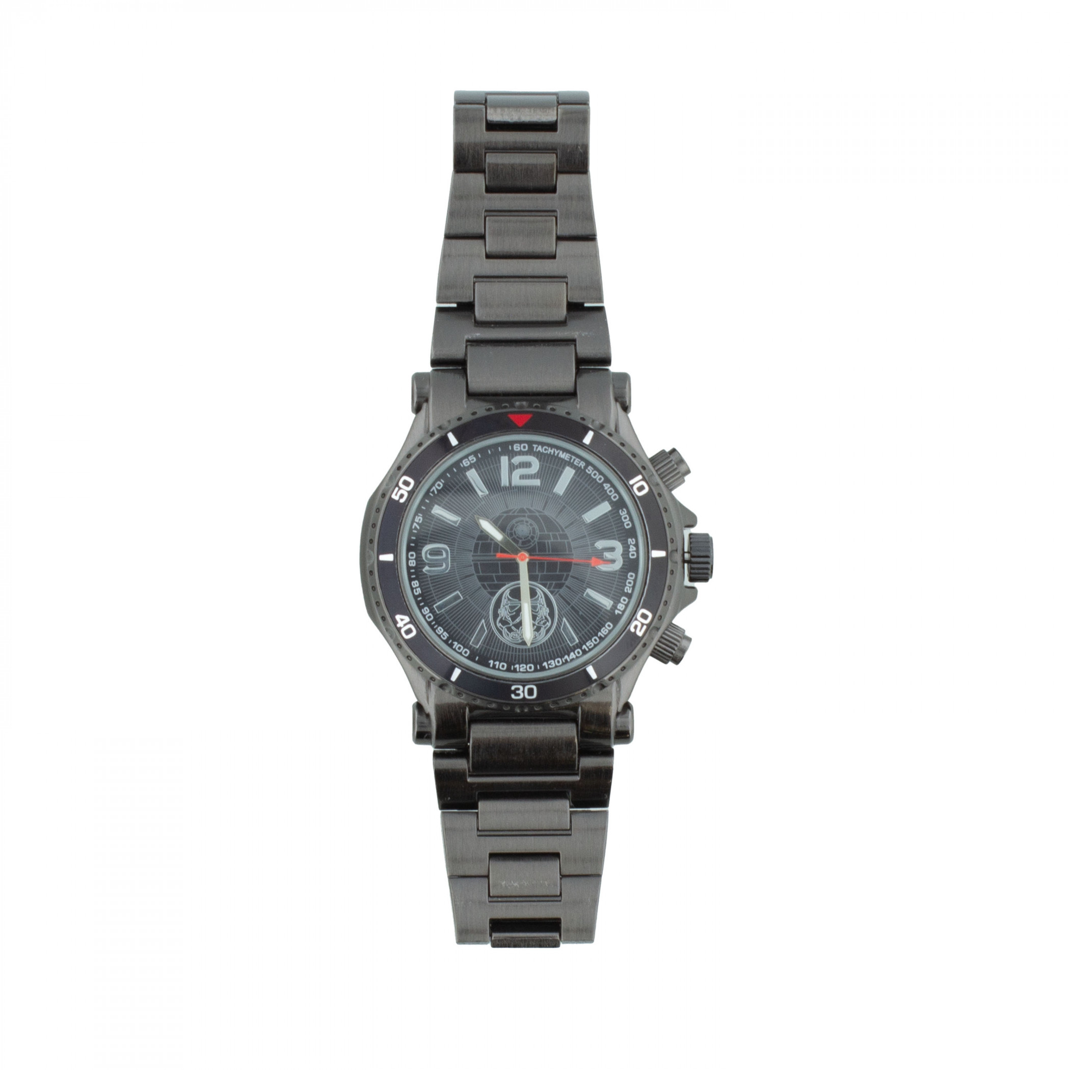 Star Wars Stormtroopers Analog Watch with Metal Band, Black