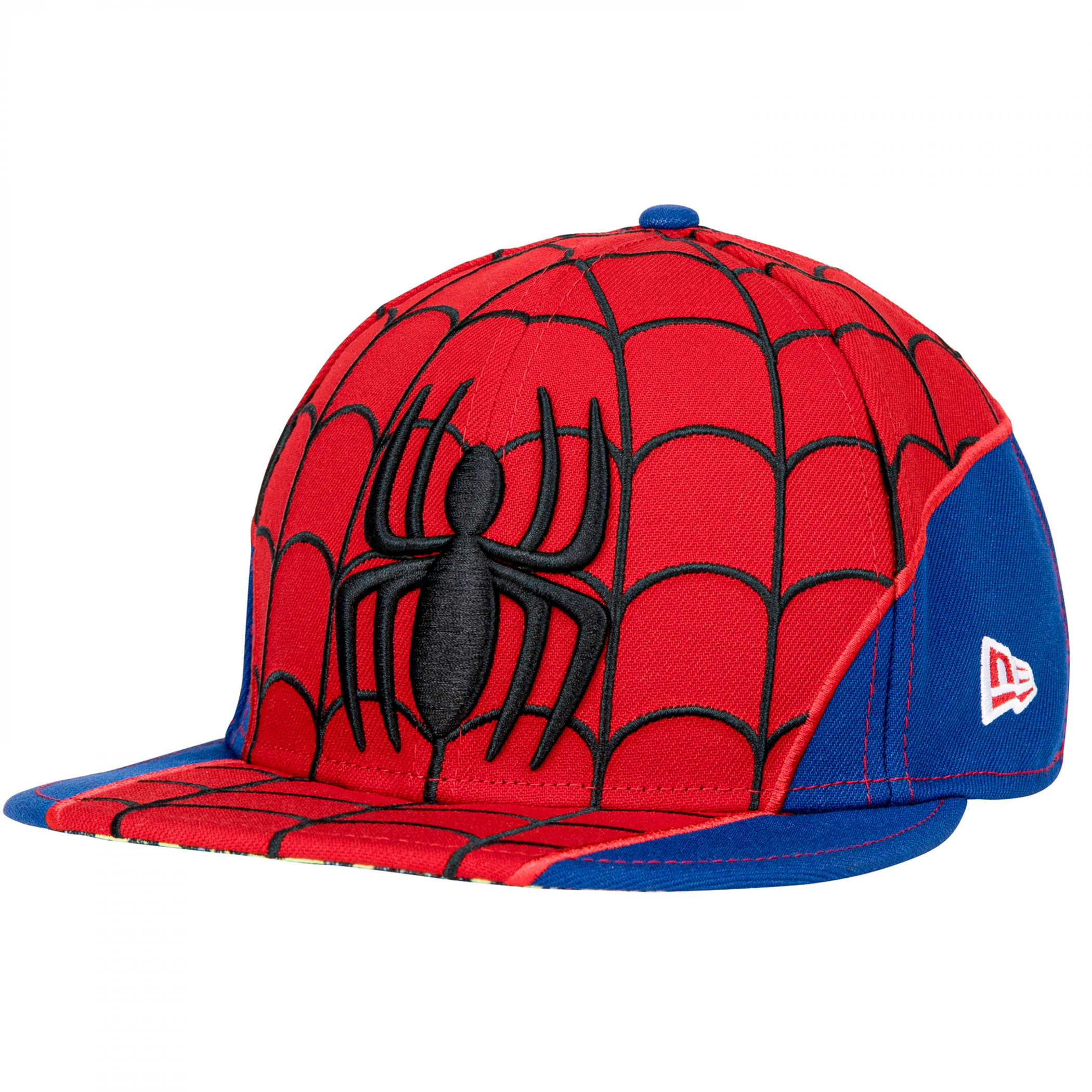 Spider-Man Peter Parker Character Armor New Era 59Fifty Fitted Hat - Limited Edition, Multi-Color