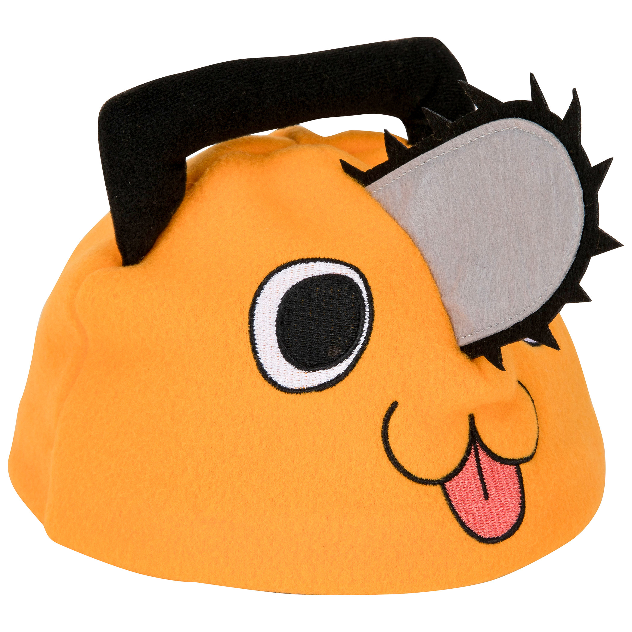 Chainsaw Man Pochita Fleece Cap, Orange
