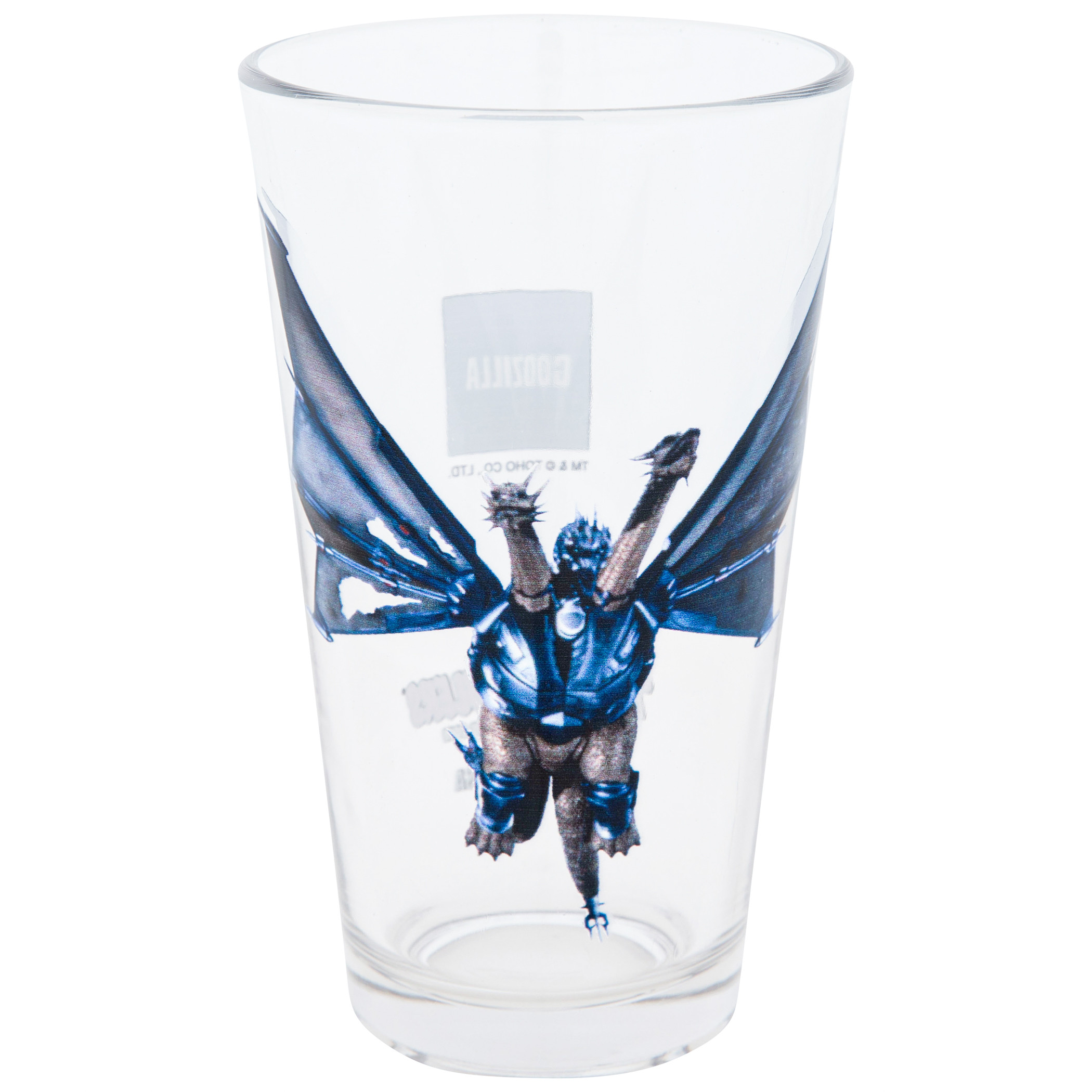 Mecha-King Ghidorah vs. Godzilla Pint Glass, Clear