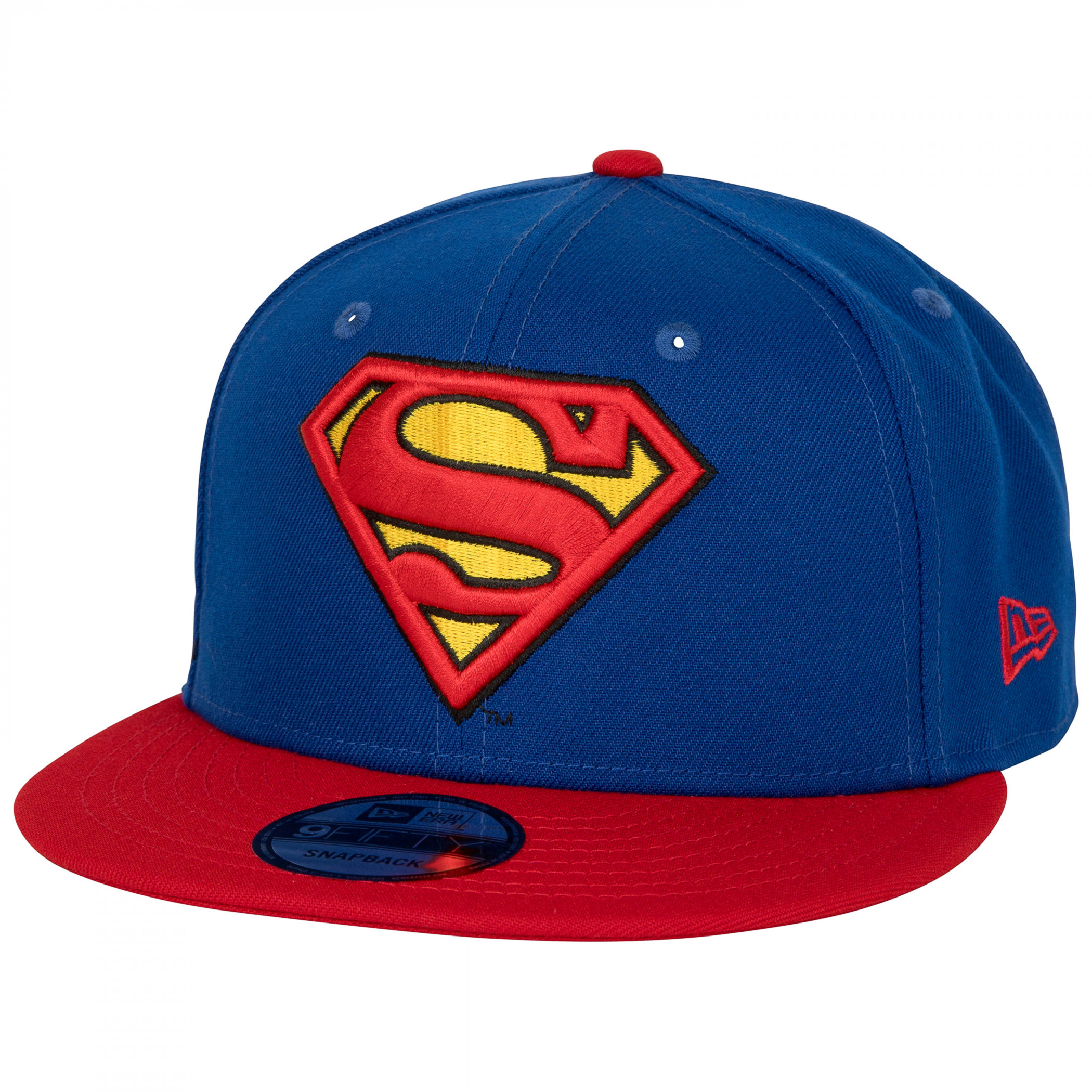Superman Classic Logo New Era 9Fifty Adjustable Hat, Multi-Color