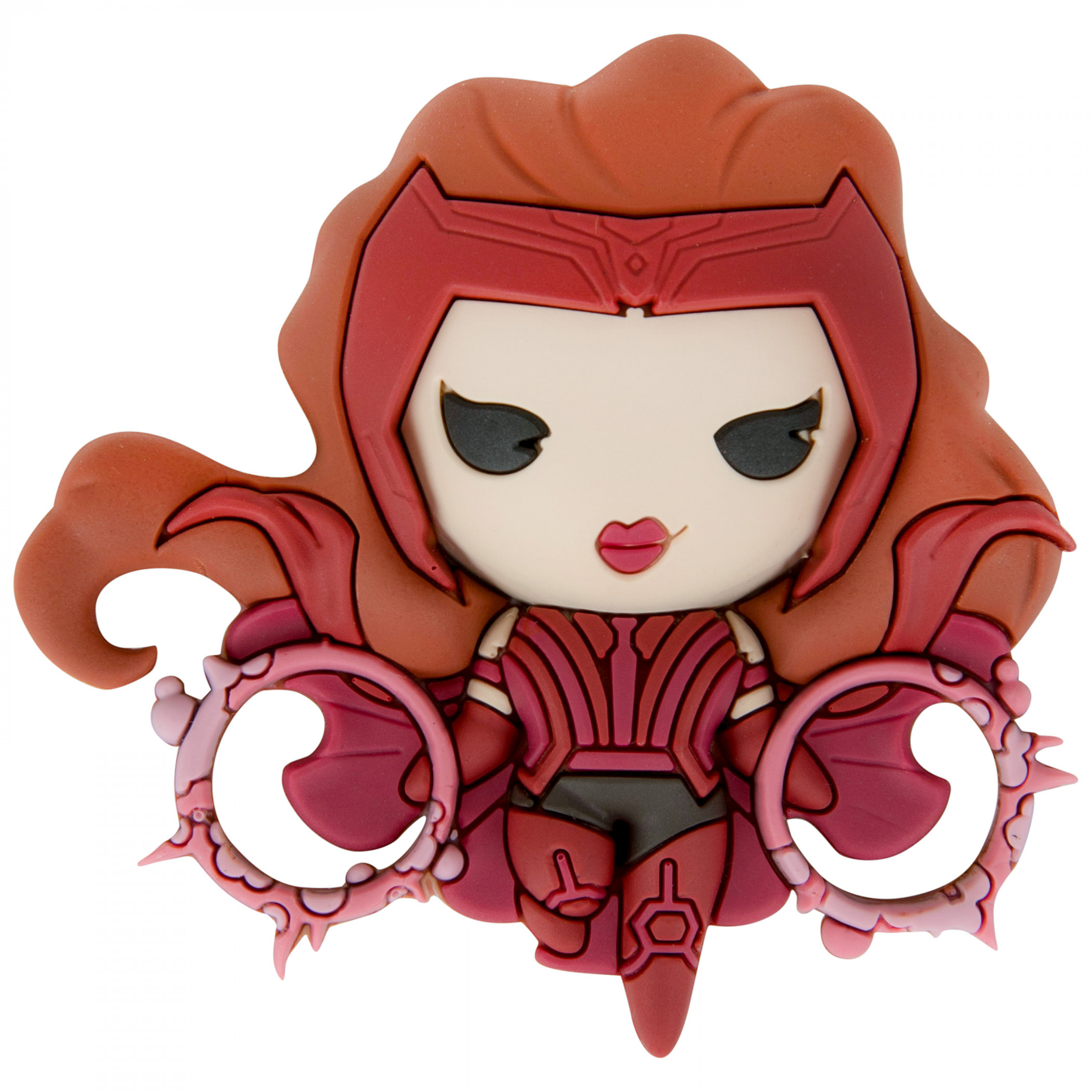 Scarlet Witch Chibi 3D Foam Magnet, Red