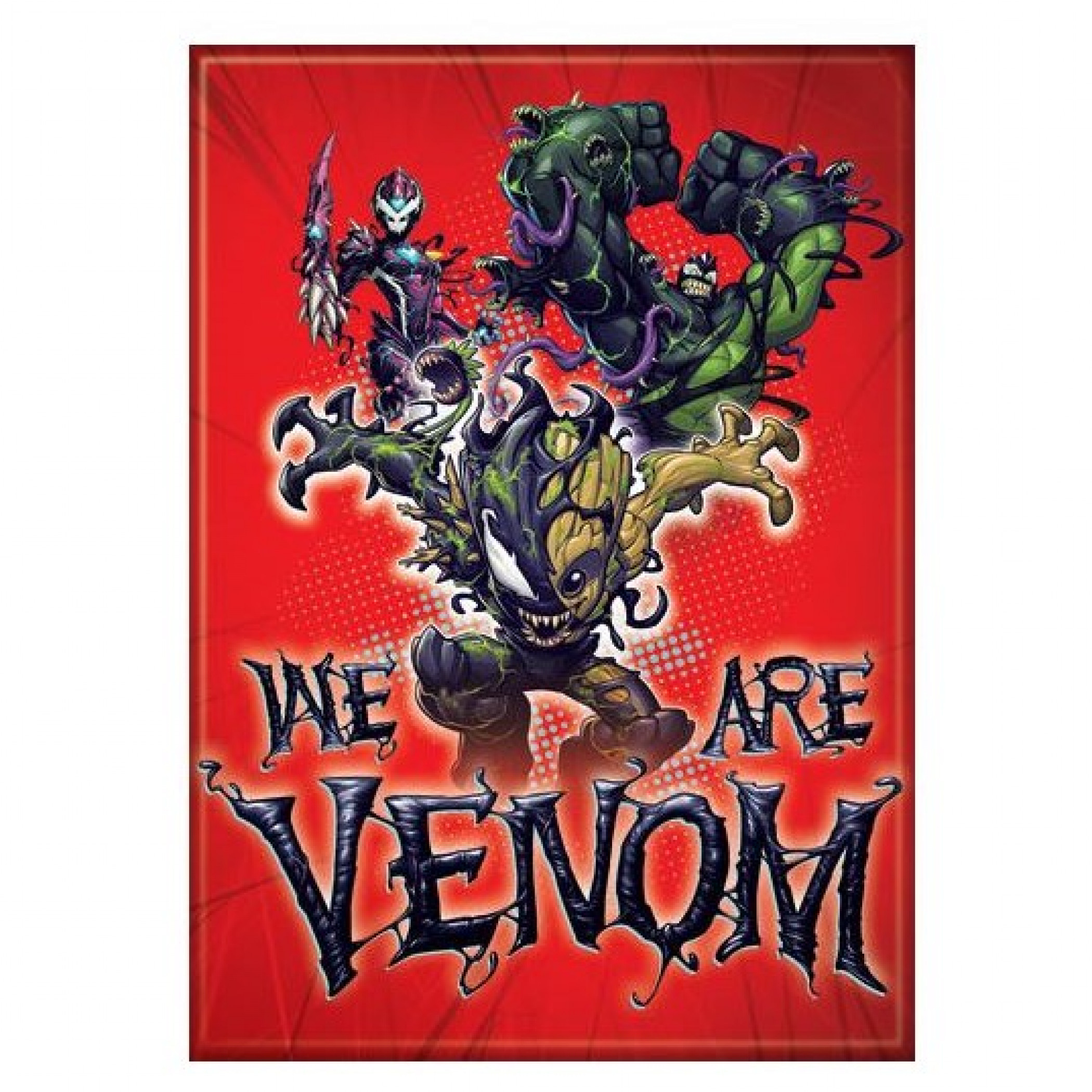 We Are Venom Venomized Marvel Heroes Magnet, Multi-Color