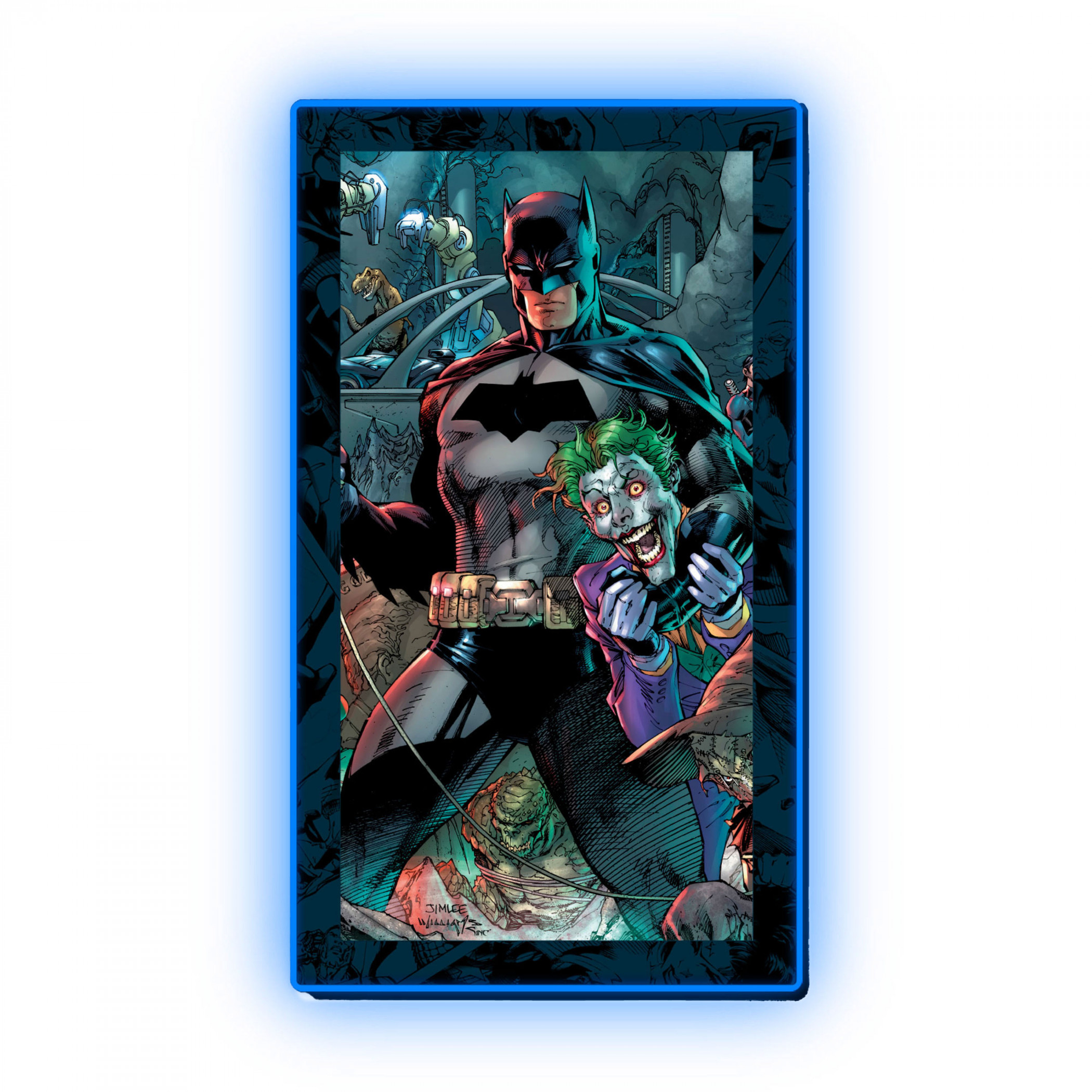 Batman and The Joker LED Mini Poster Mountable Wall Light, Multi-Color