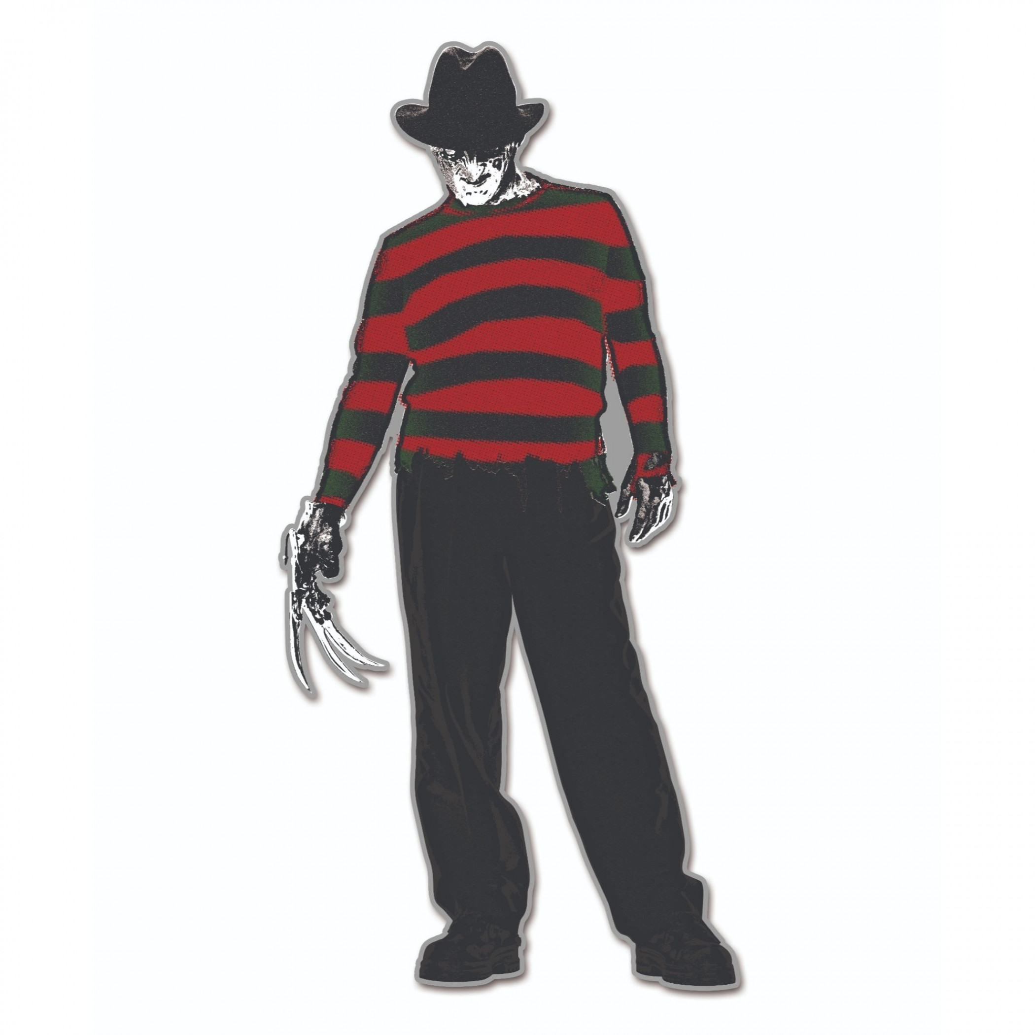 Freddy Krueger Nightmare on Elm Street Car Decal, Multi-Color